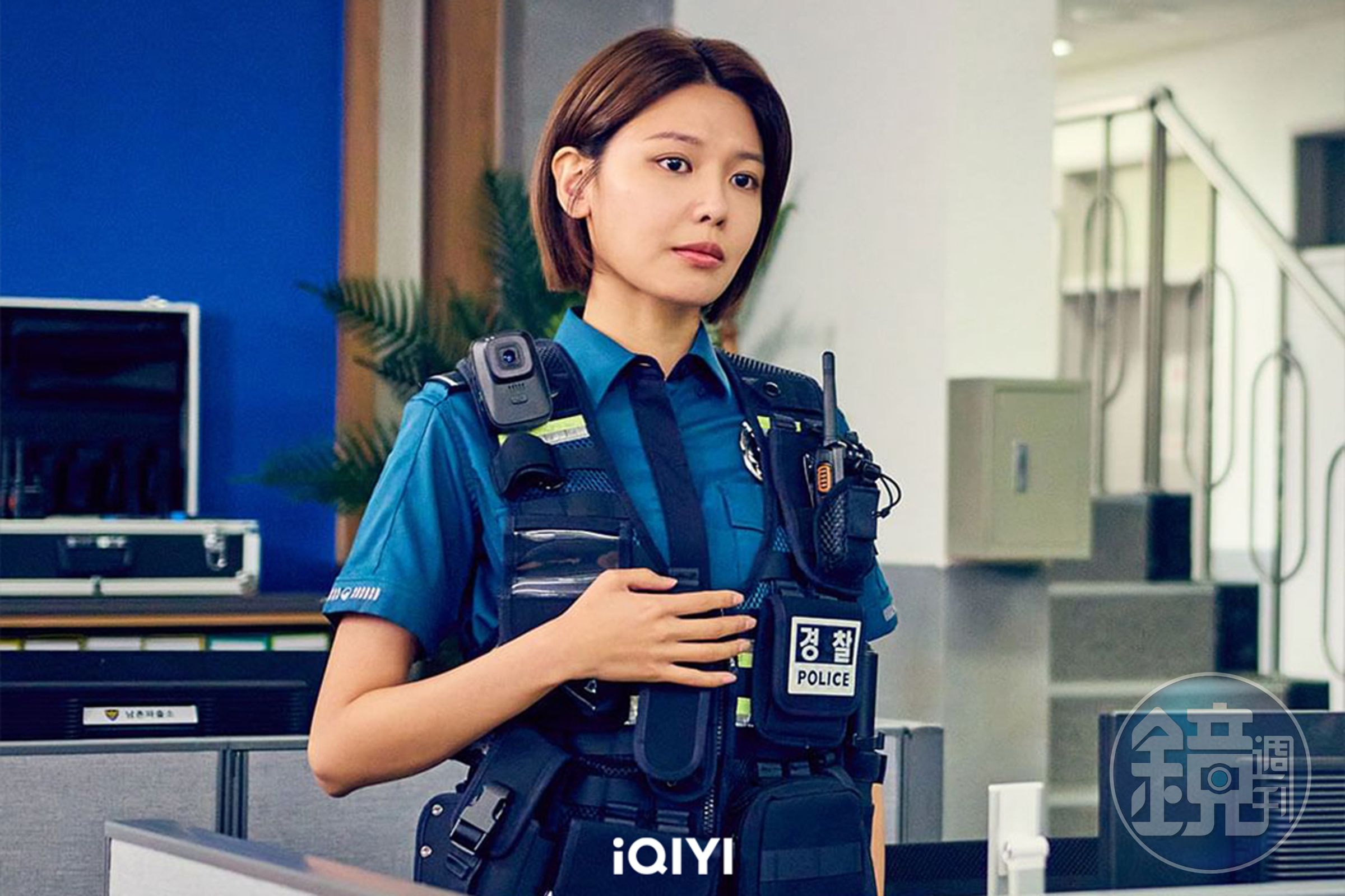 秀英詮釋女警角色,在拍戲期間對表演有許多苦惱之處,但很開心觀眾有看到她的努力。(愛奇藝國際站提供)
