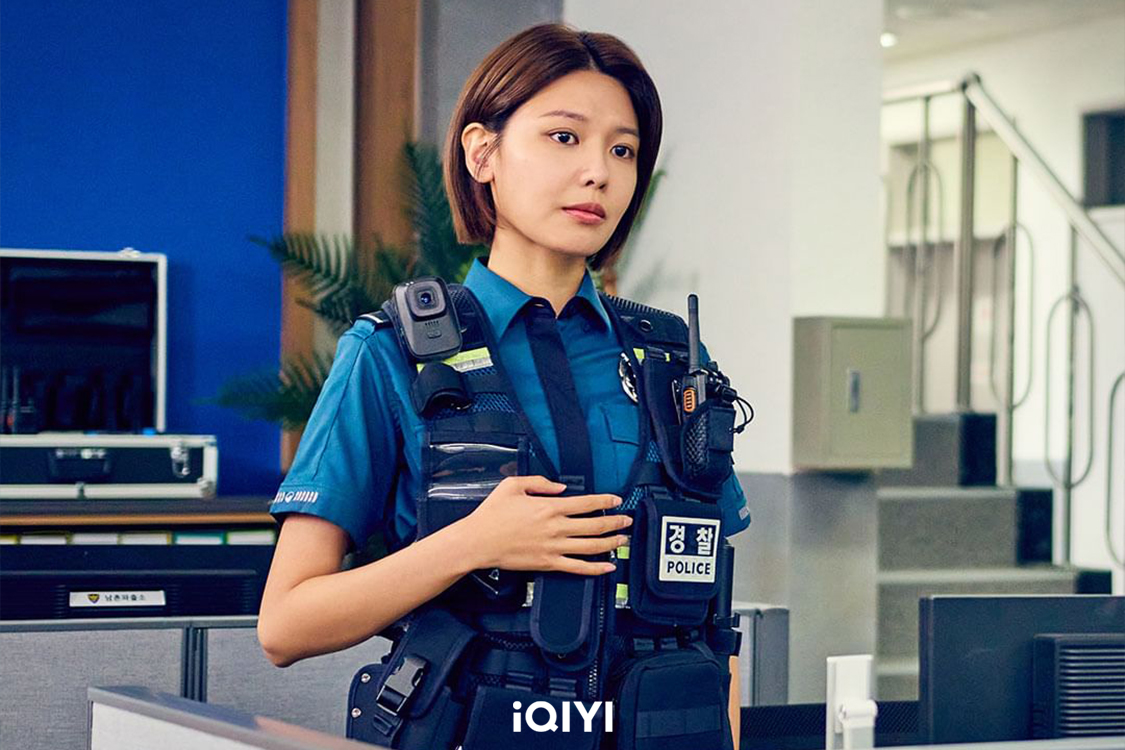 秀英詮釋女警角色，在拍戲期間對表演有許多苦惱之處，但很開心觀眾有看到她的努力。（愛奇藝國際站提供）