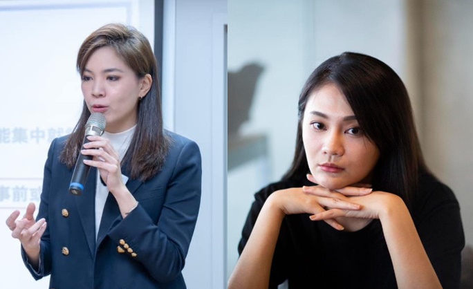 國民黨籍台北市議員鍾沛君（左，翻攝臉書）認為賴品妤（右，本刊資料照）是在假摔。