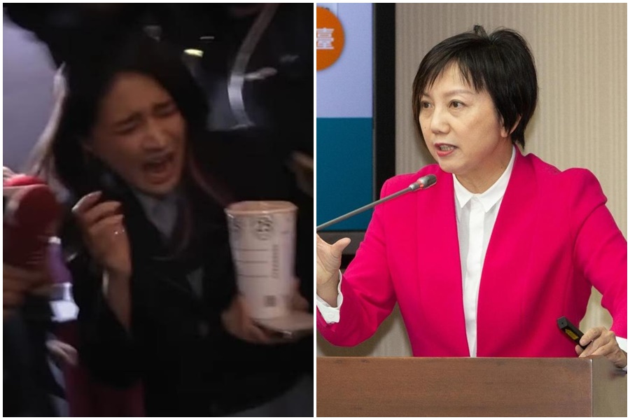 范雲（右）發文力挺賴品妤（左），質疑記者「利用狹小空間，意圖製造令人心生畏怖、心生厭惡的壓迫感」。（左圖翻攝自范雲臉書，右圖本刊資料照）