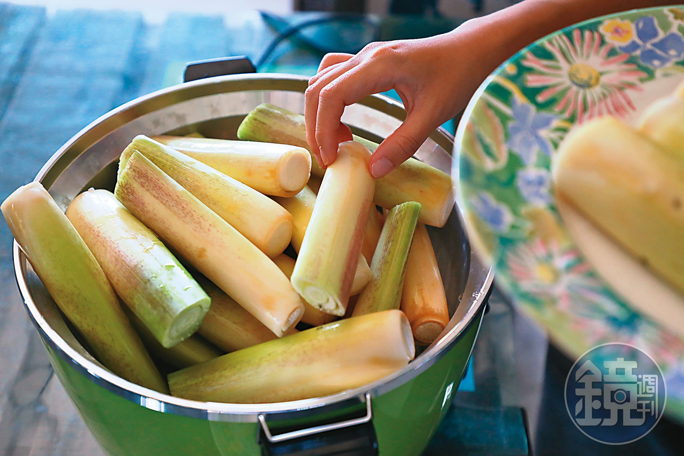 蒸煮後的茭白筍滋味更鮮甜。