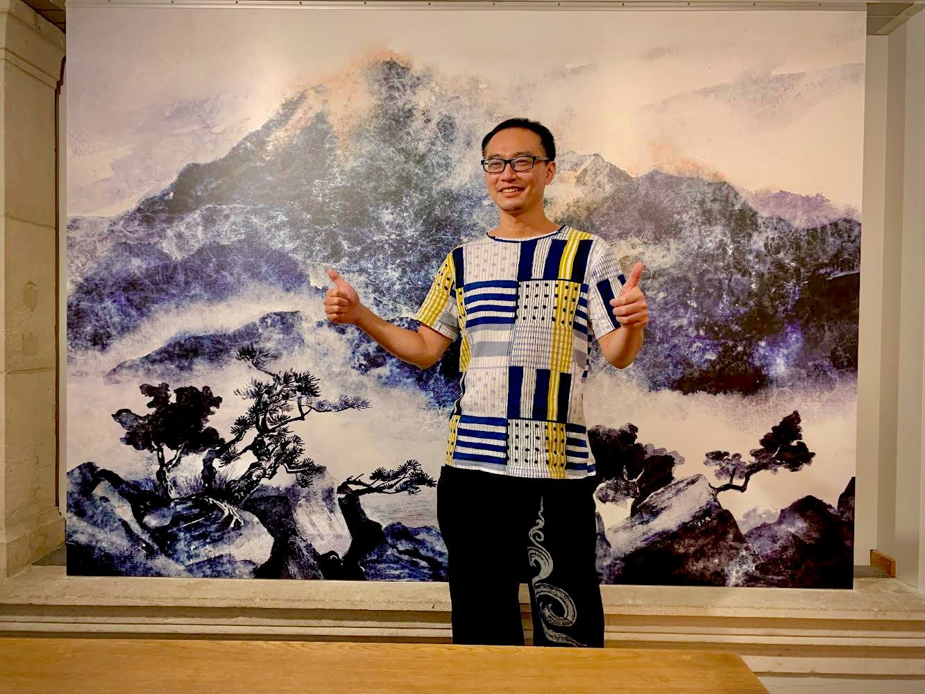 吳識鴻以《OKEN：詩的端倪》作為漫畫出道作品。（目宿媒體提供）