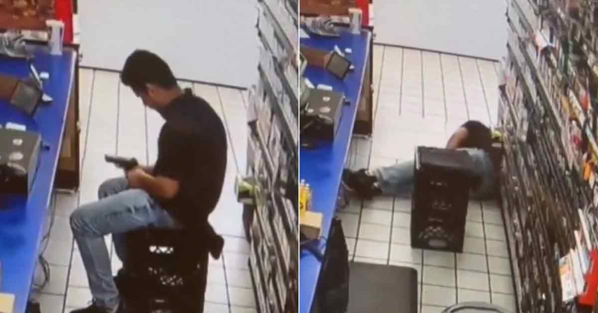 父母花上百萬送他去美國過好日子，結果他玩槍手殘！意外自爆頭慘死。（翻自畫面）