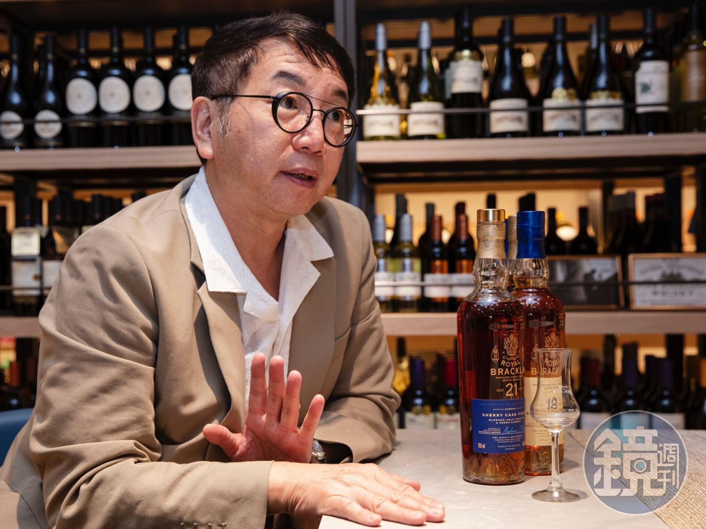 「皇家柏克萊」台灣代理商「大盛酒品」總經理Ivan Chang張德武。（攝影：游銘元）