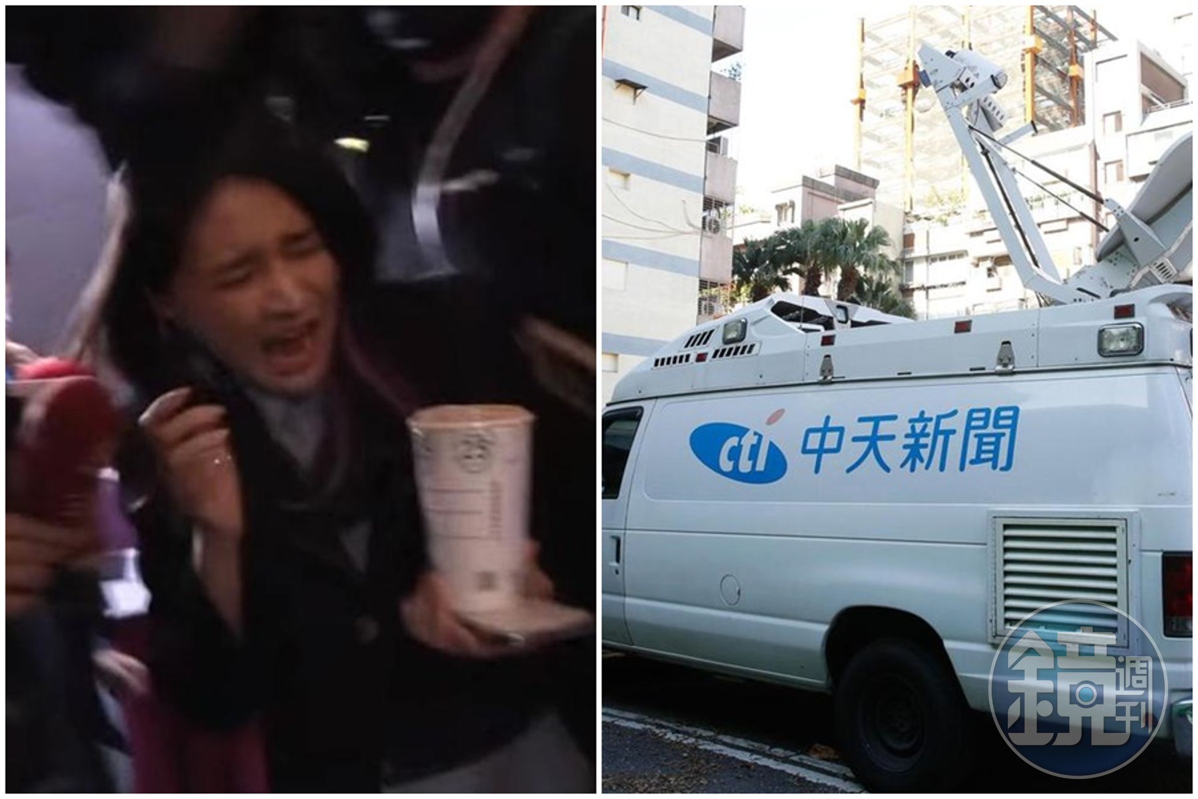 針對賴品妤(左)跌倒事件,《中天新聞》發布聲明將提告賴品妤、民進黨。(左圖翻攝自臉書,右圖本刊資料照)