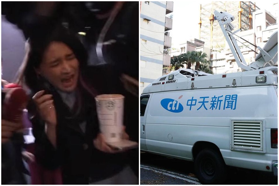 針對賴品妤（左）跌倒事件，《中天新聞》發布聲明將提告賴品妤、民進黨。（左圖翻攝自臉書，右圖本刊資料照）