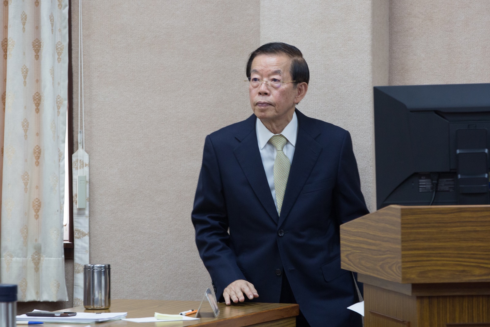 針對26日貼文引起討論，謝長廷今天再度發文，強調貼文隻字未提核廢水。（本刊資料照）