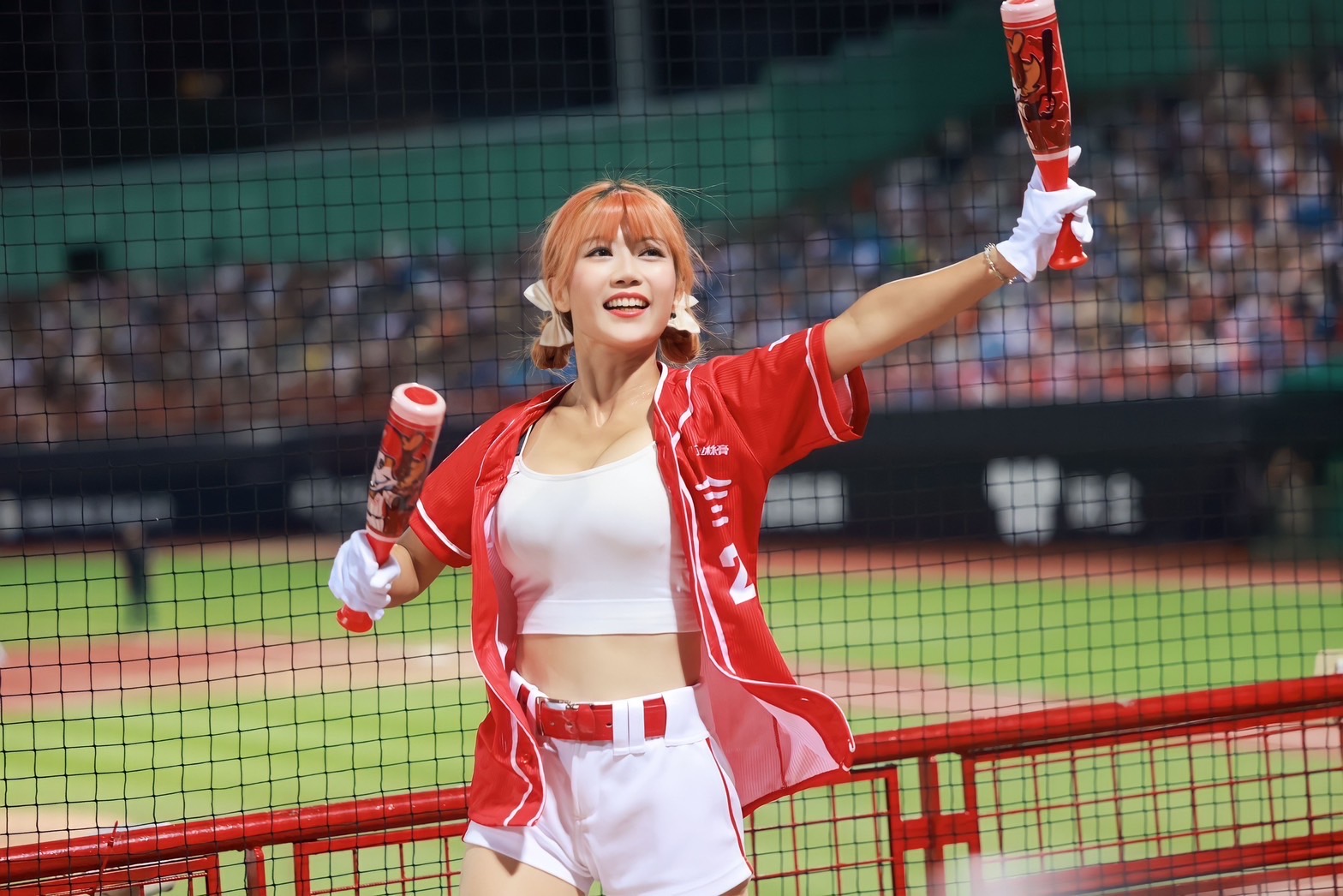 味全龍啦啦隊女孩星岑分享職場輔導員甘苦談。（經紀人提供）