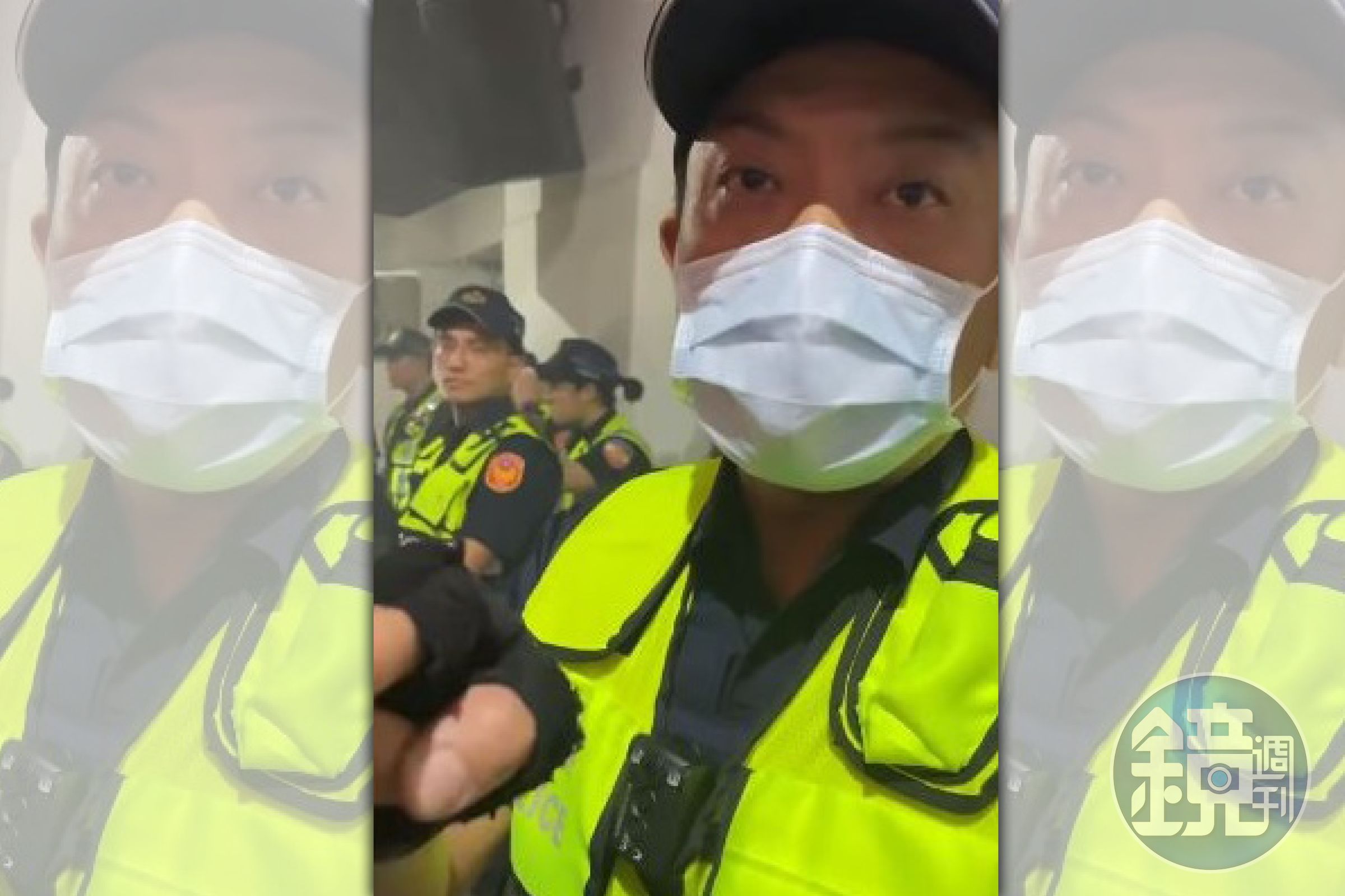霍建元多次臨檢特定店家，遭錄影上傳。（翻攝自pawnshop臉書）