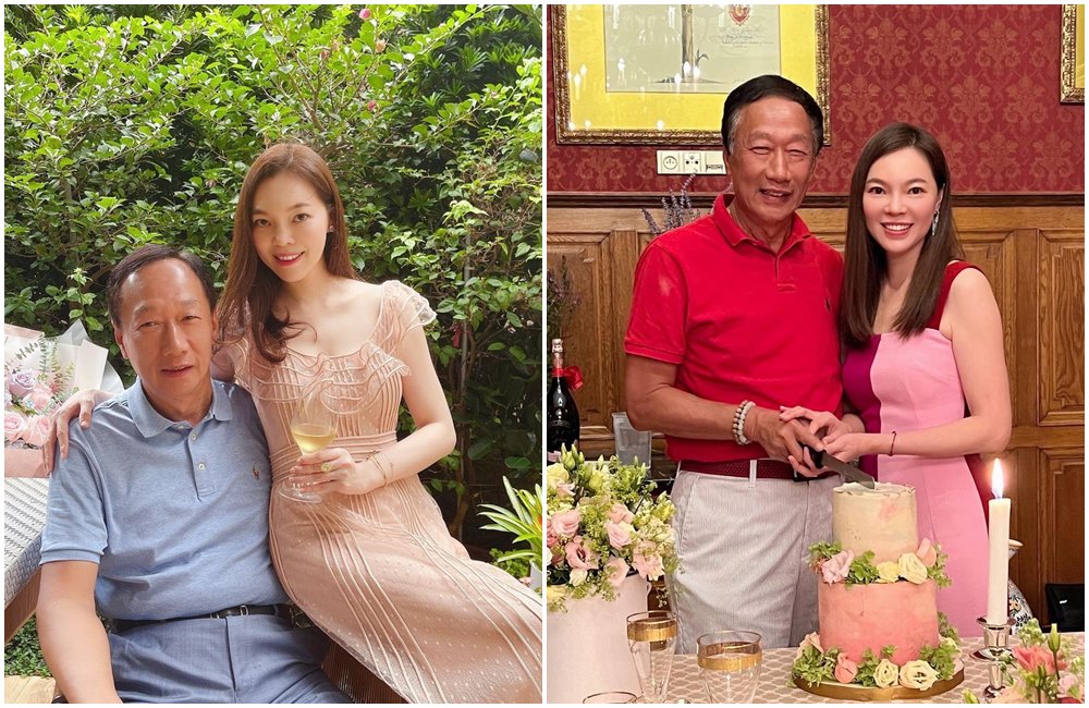 郭台銘與曾馨瑩結婚15年，感情恩愛。（翻攝曾馨瑩臉書）
