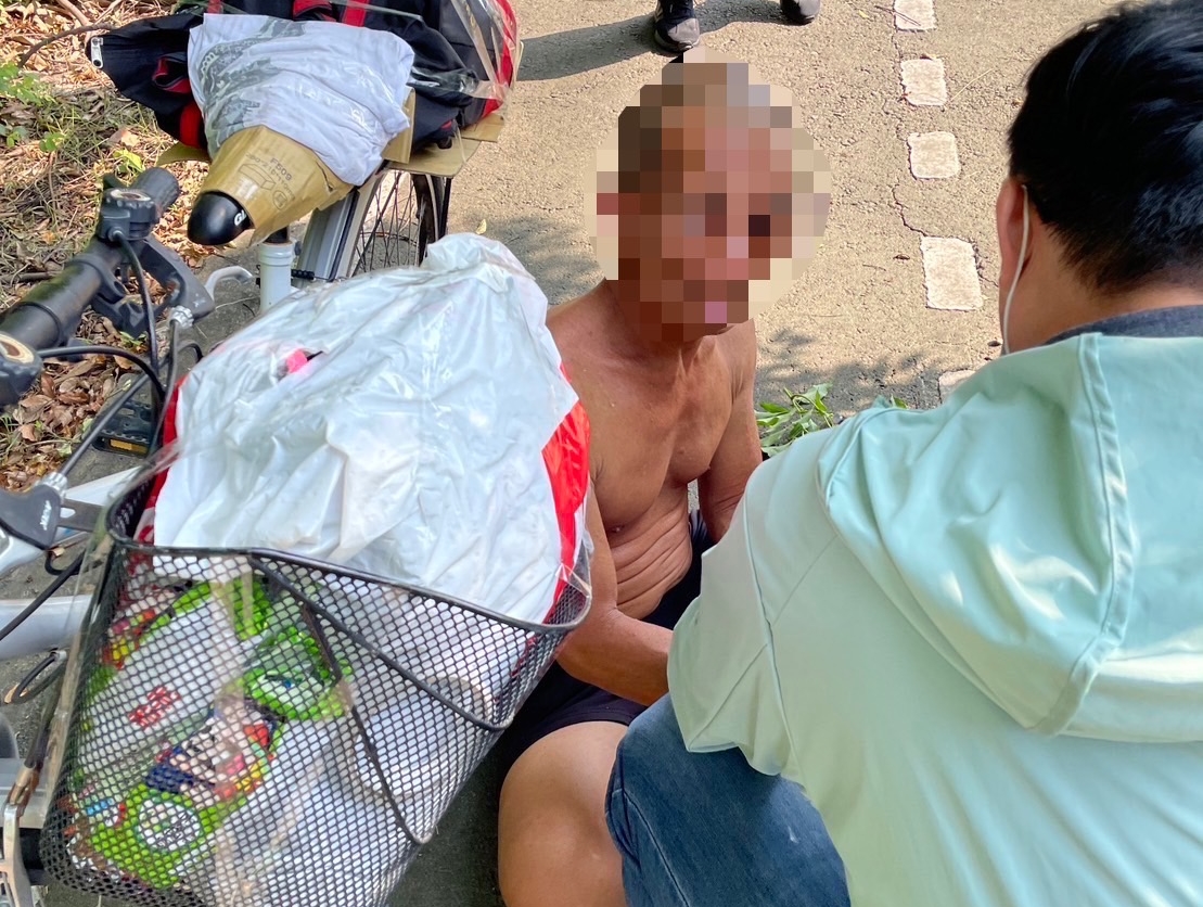 陳姓男子日前在捷運站因抽菸被勸導而毆打女站長，藏匿多日後仍遭警逮捕。（翻攝畫面）