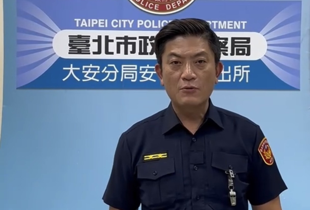 北市警大安分局安和派出所長霍建元、也是藝人霍建華的哥哥，被店家質疑臨檢次數太頻繁遭針對。（翻攝畫面）