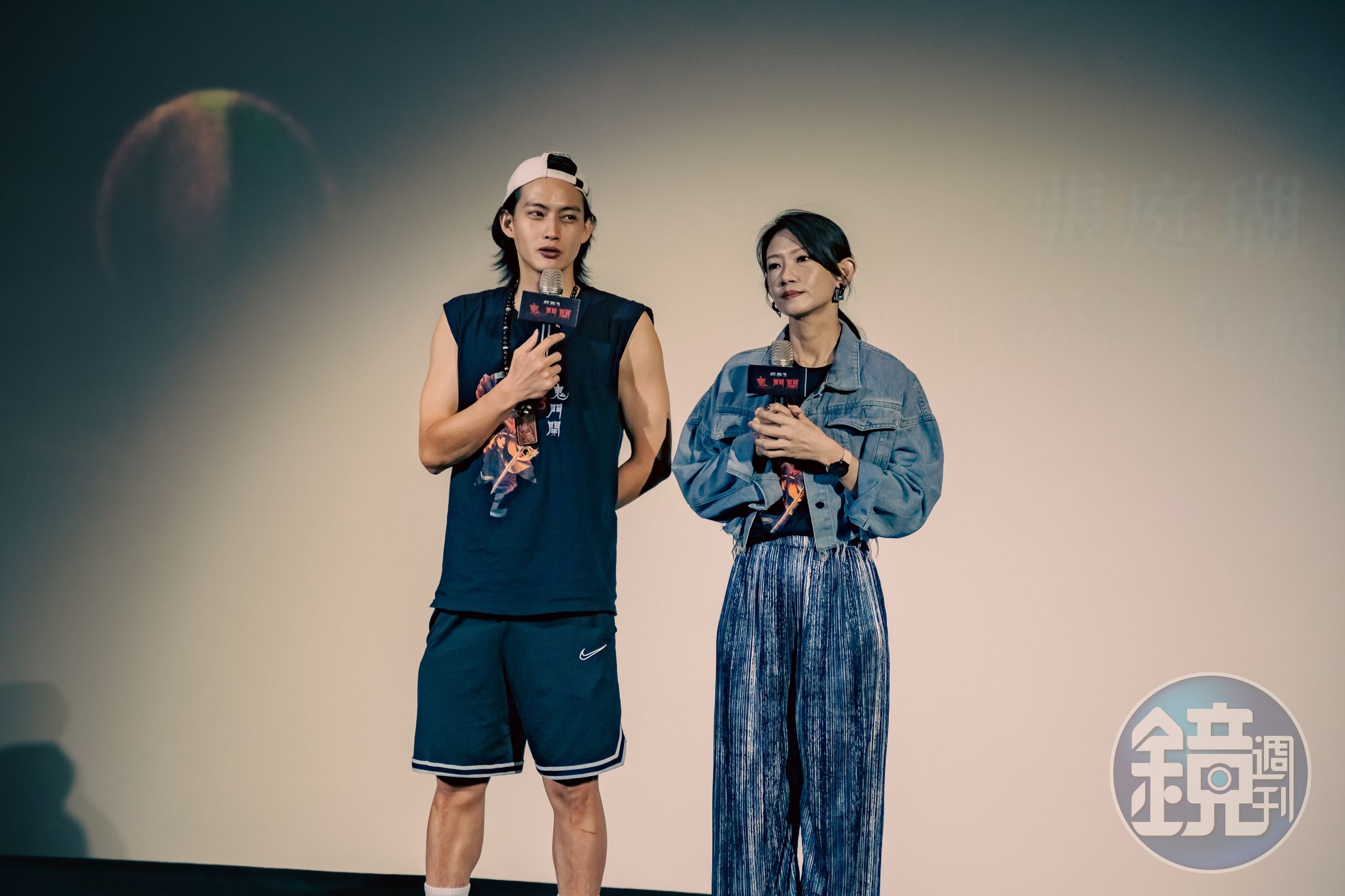 張庭瑚與吳奕蓉主跑台北的映後場,一出場就吸引不少粉絲尖叫。(華影提供)