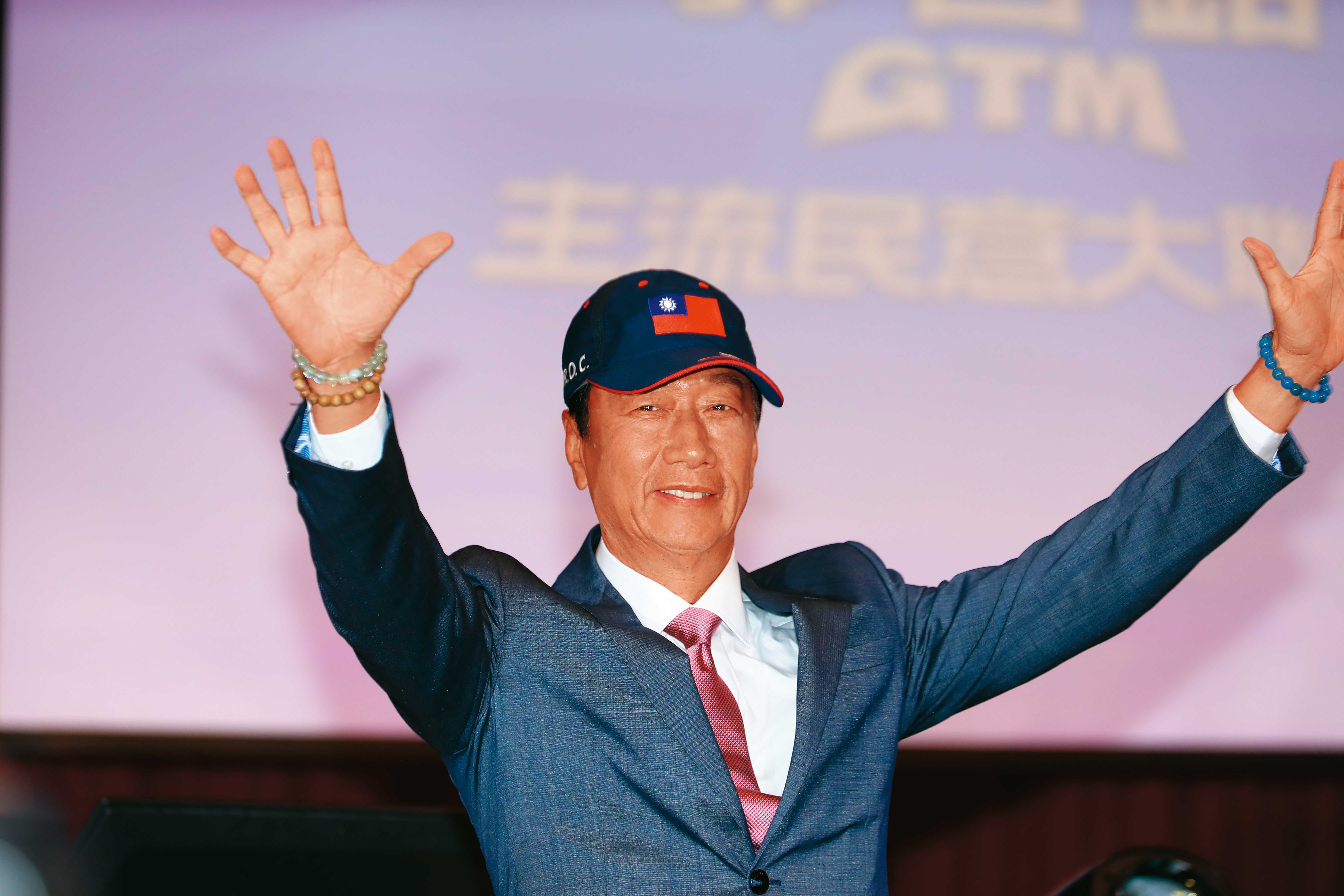 郭台銘雖宣布全面啟動獨立參選連署，但對於至關重要的副手人選卻不願多透露，笑稱之後再說。