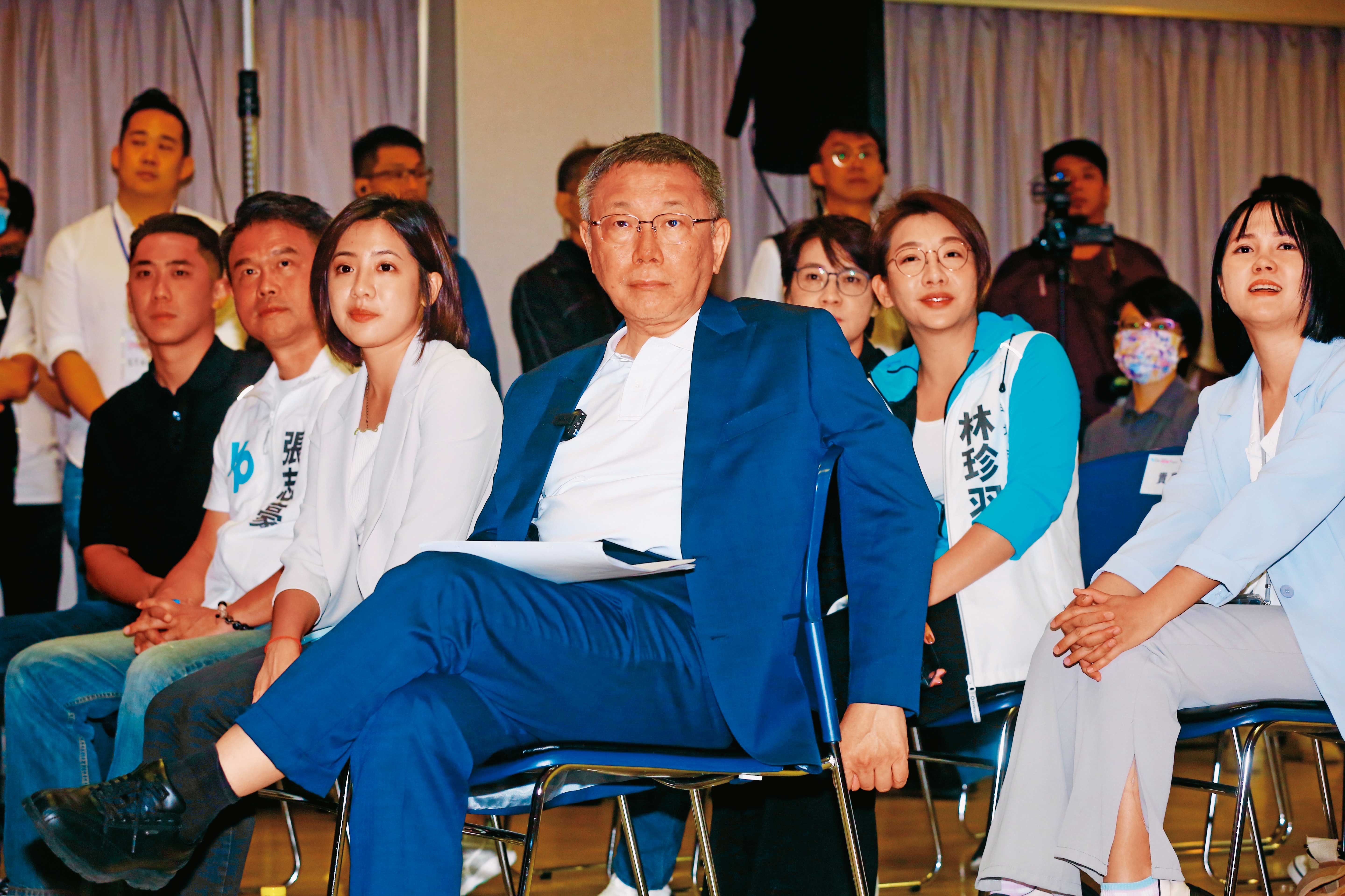 面對郭台銘再次隔空喊話要整合,民眾黨回應展現自信,強調該黨總統參選人柯文哲(圖)是目前在野黨中最具實力者。