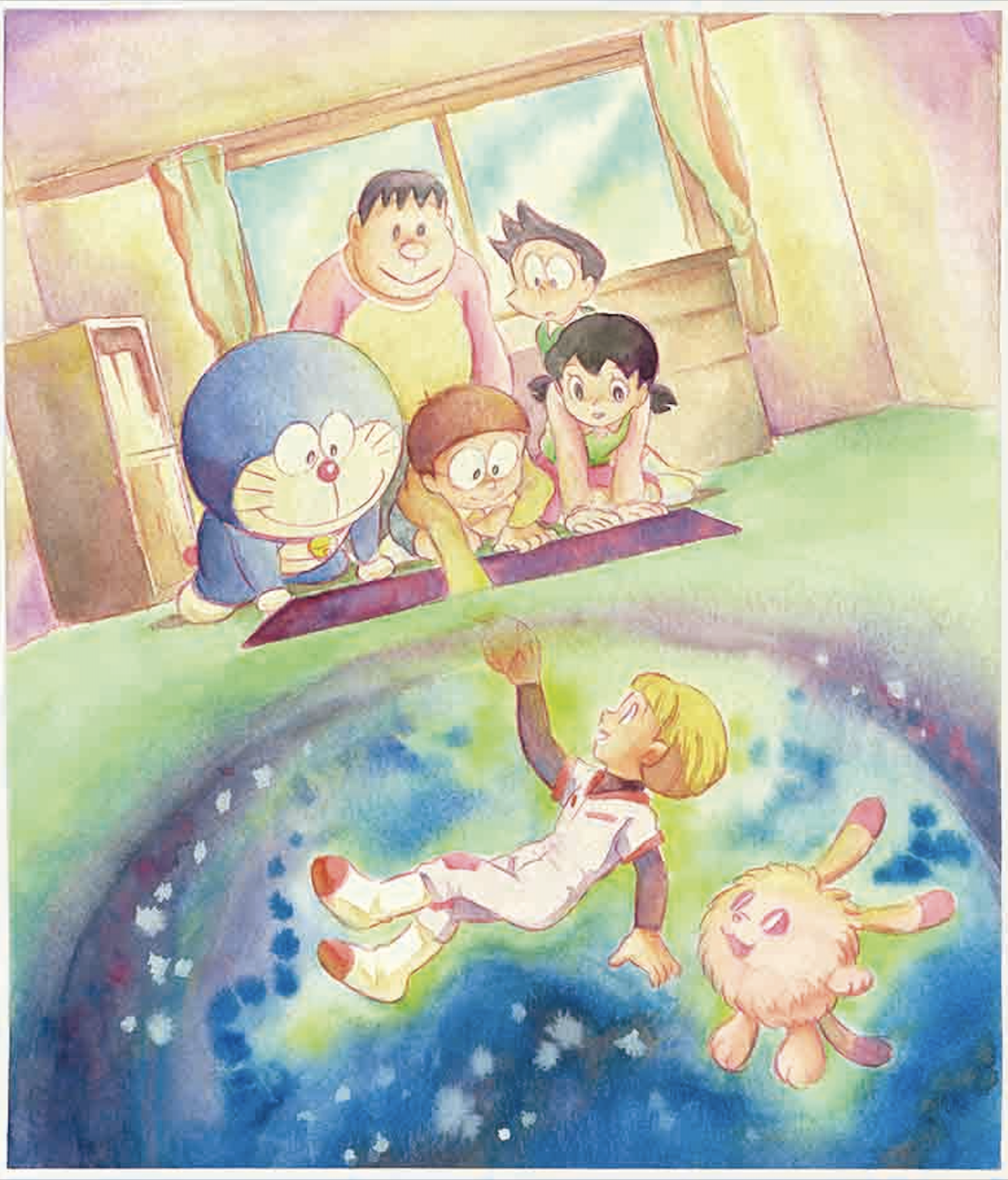 《哆啦A夢：新大雄的宇宙開拓史》首度在台登上大銀幕。（甲上娛樂提供）