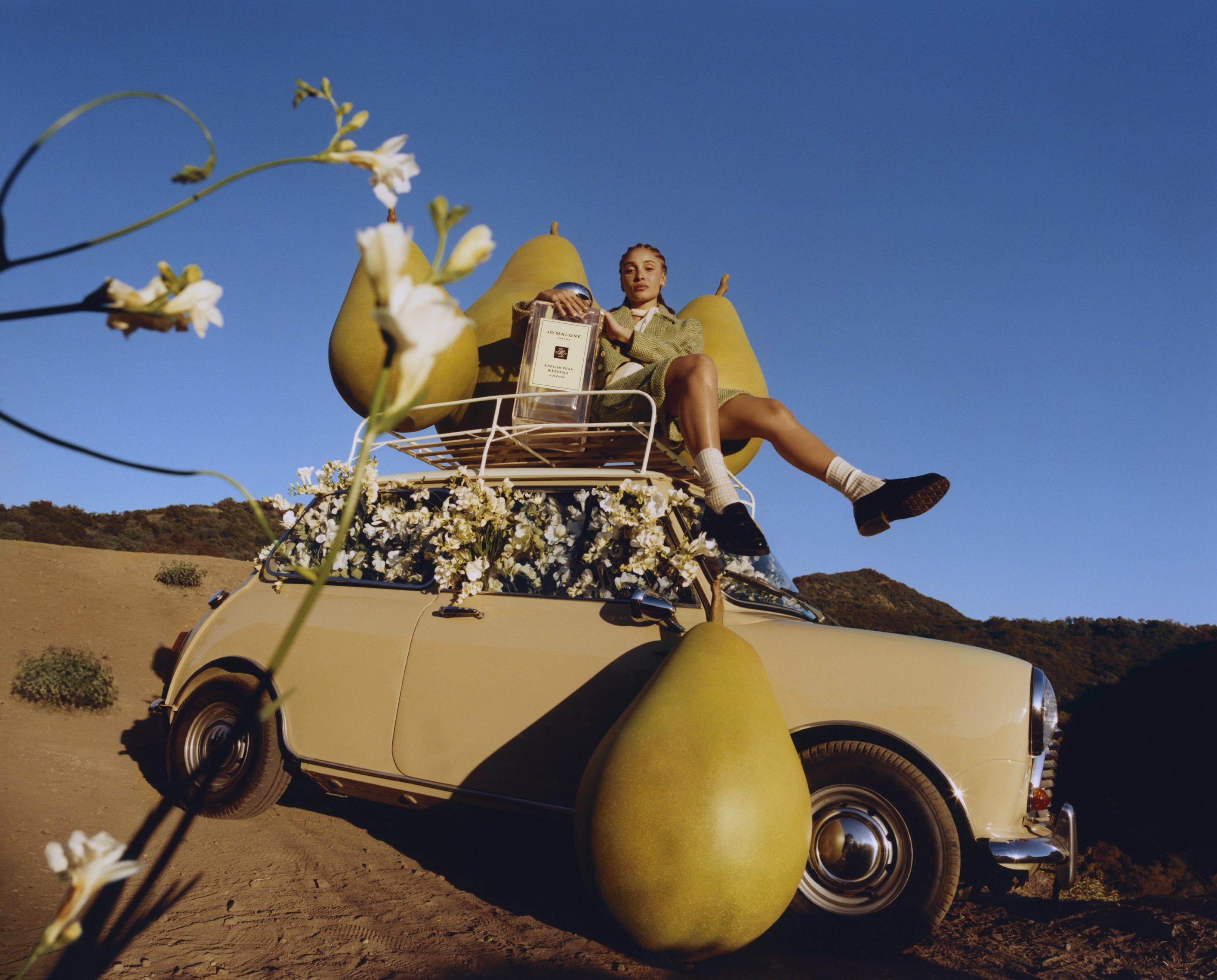 Jo Malone London以獨家香氛萃取工藝One pear in every bottle，完美封存每顆新鮮採摘的英國梨香氣。（Jo Malone London提供）