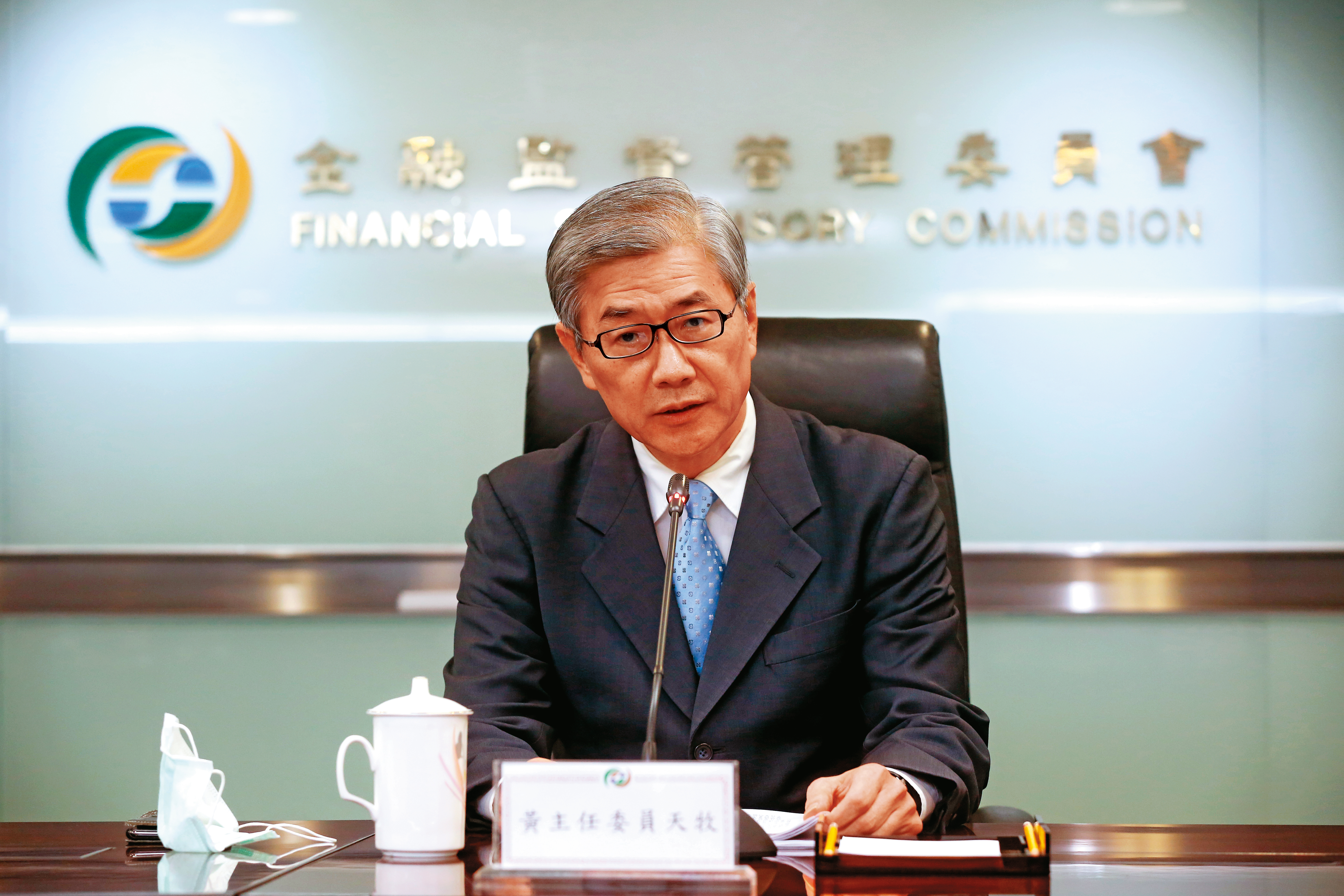 金管會稱,澳豐案已轉移司法檢調單位。圖為金管會主委黃天牧。