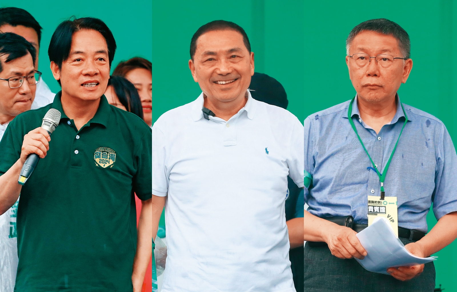 2024年總統大選，據美麗島的「7月國政民調」，未明確回答選民20.9%，選情隨時都有可能發生變化。（杭大鵬攝）