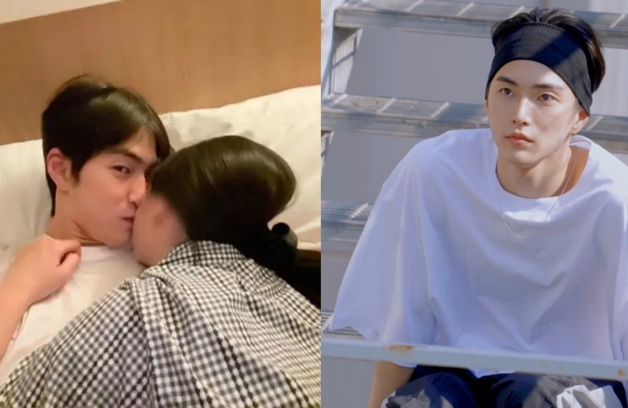 SM新人男團RIIZE成員SEUNGHAN昇瀚遭曝光疑似與未成年女子開房間床照。（網路圖片）
