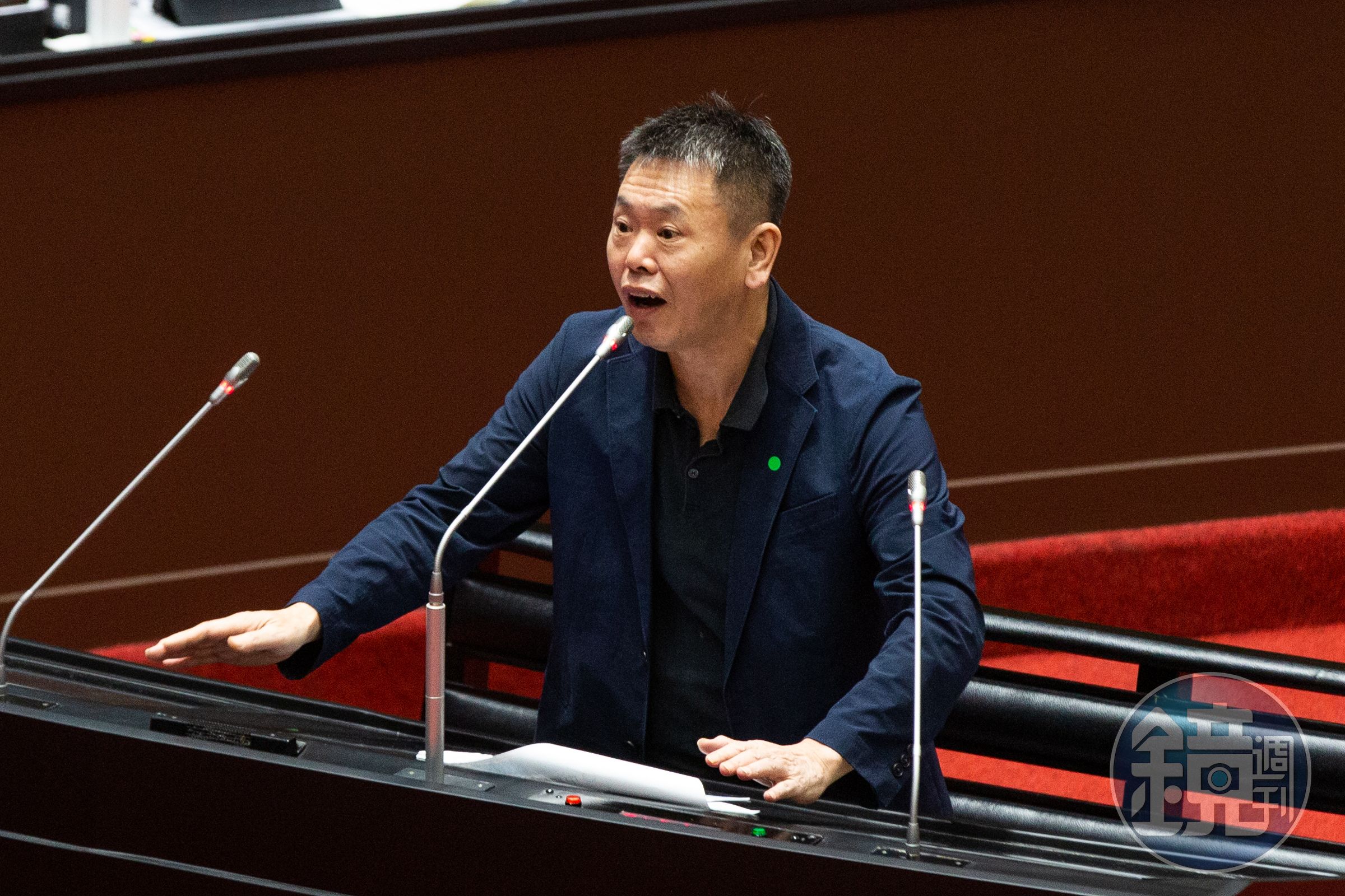 林為洲（圖）酸郭台銘「有錢人就是任性」。（本刊資料照）