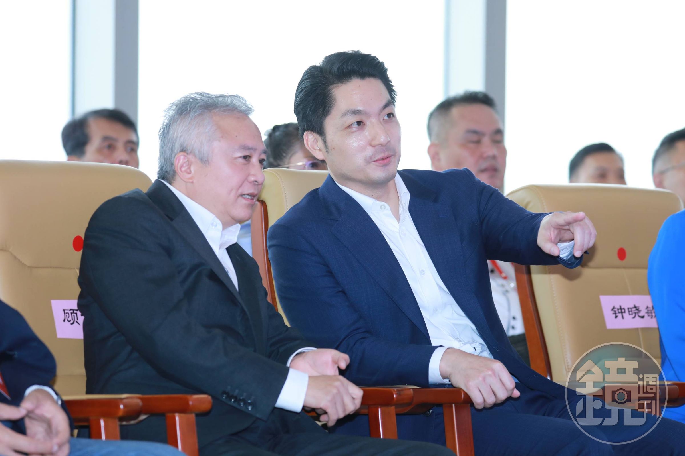 蔣萬安表示,在大環境越困難、兩岸關係越緊張的時候,就越需要兩岸交流溝通及對話。