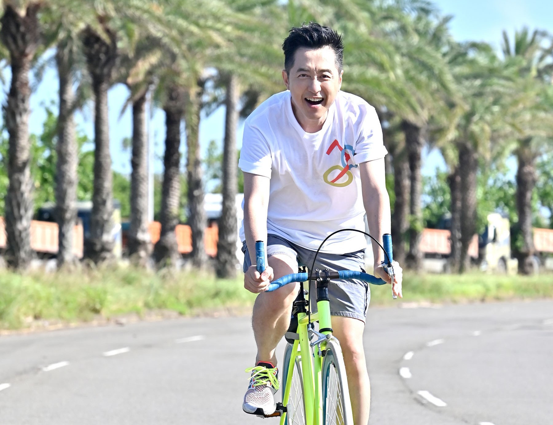 庾澄慶（Harlem）新歌〈神騎〉是他特別為《騎吧！哈林小隊》量身打造的片頭主題曲。（福茂唱片提供）