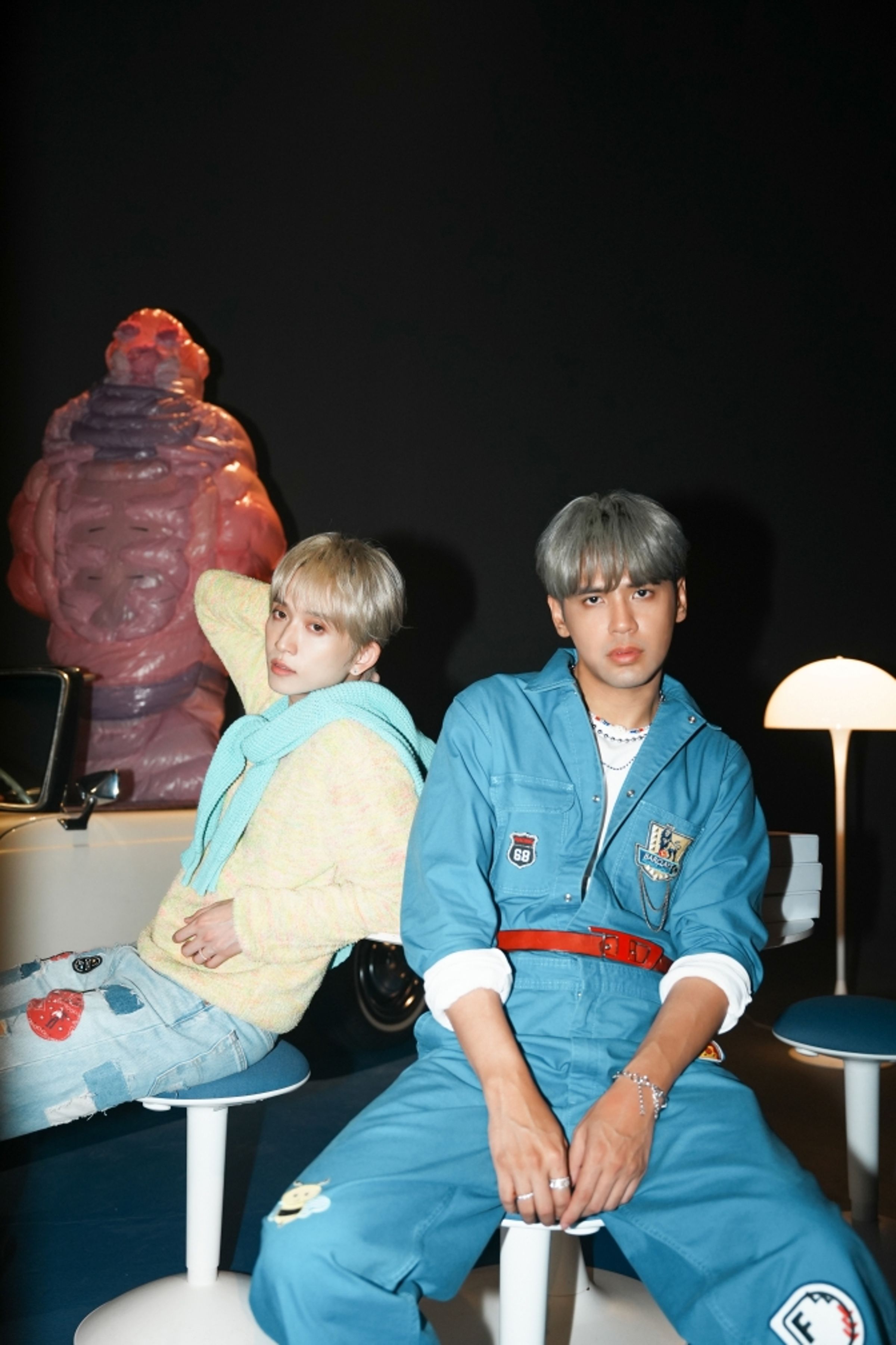 陳零九(右)、邱鋒澤(左)本週六將在KKBOX風雲榜登場。(滾石唱片提供)