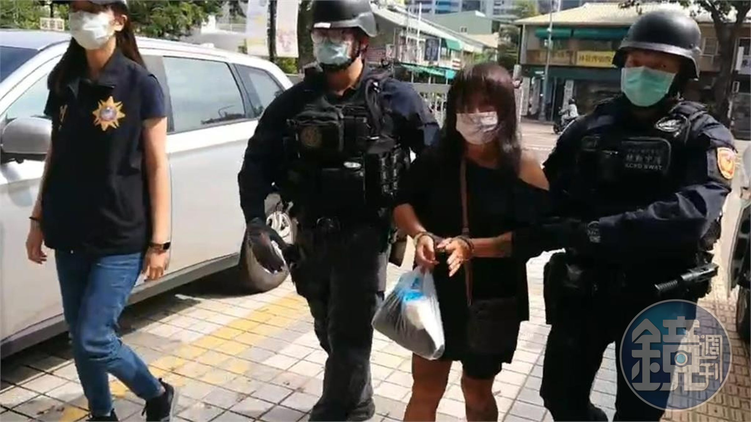 城中城大火縱火犯黃格格二審仍判無期徒刑。（翻攝畫面）