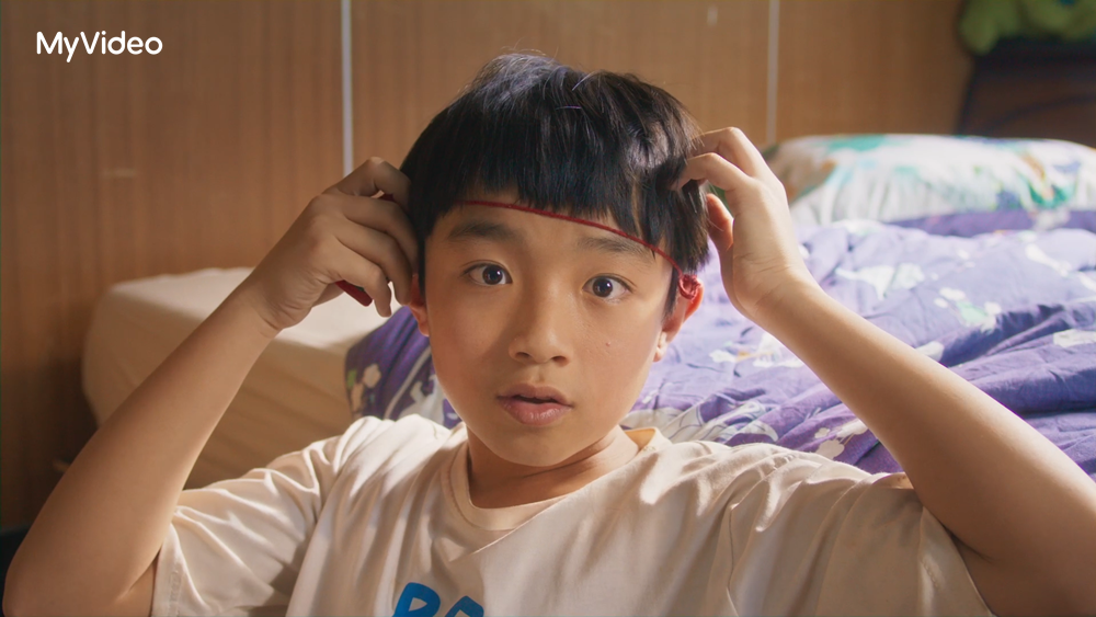 阮柏皓小小年紀就挑大梁演出。（MyVideo提供）