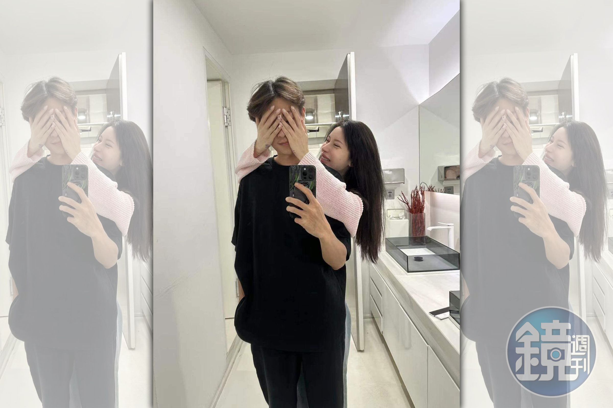 Keanna和男友水瓶少爺甜蜜放閃。(翻攝自Keanna臉書)