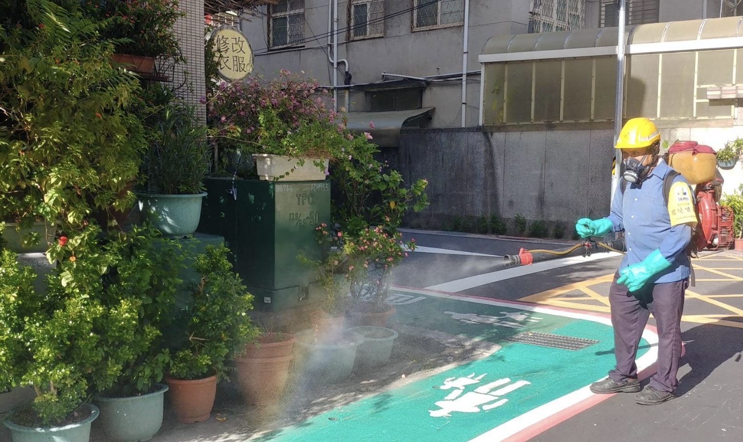 台北市中山區出現一例登革熱本土病例。（台北市衛生局提供）