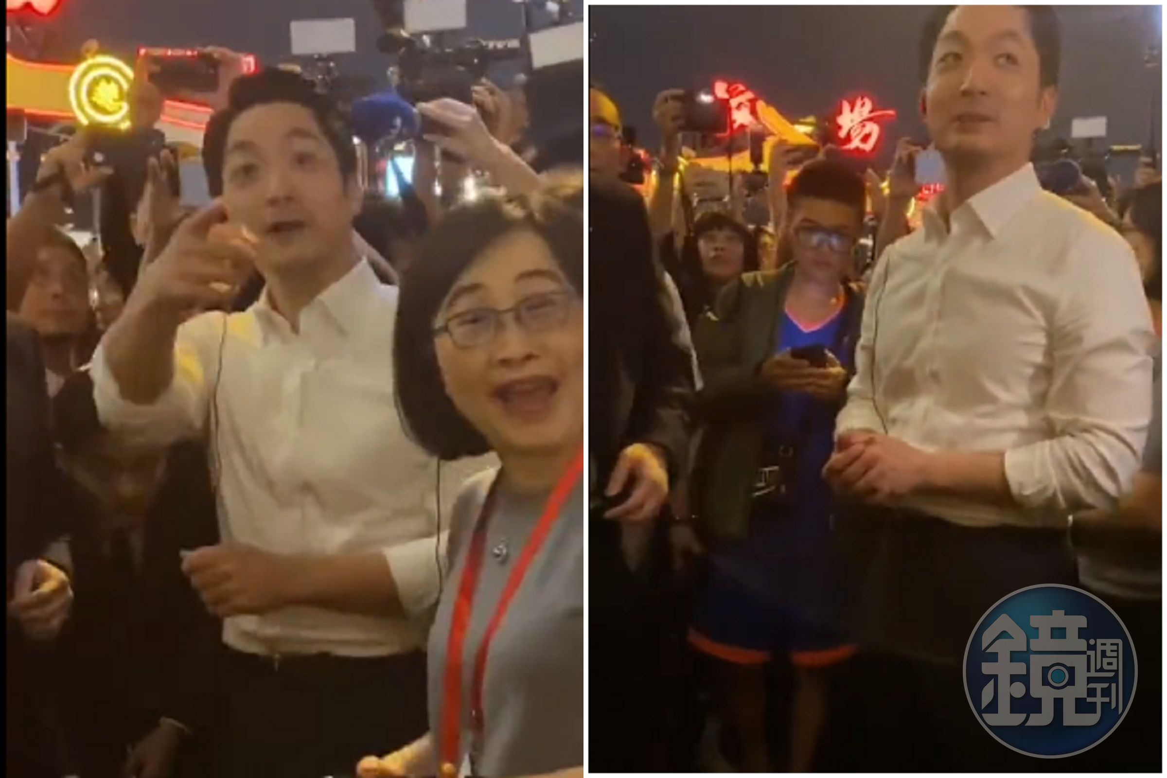 蔣萬安「反攻大陸」拚人氣！妹子激情尋找他，被上海人當吉祥物包圍。（翻自推特）