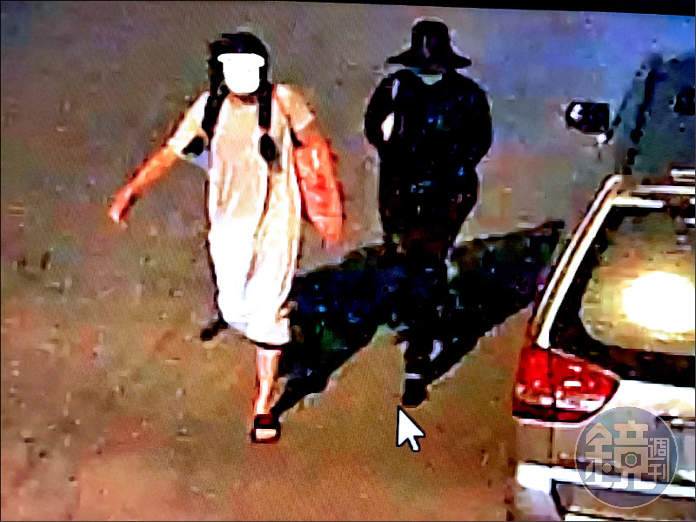 德國及捷克塗鴉客六度變裝逃避警方追緝，其中還曾男扮女裝，化身「長裙雙辮芭比」。（警方提供）