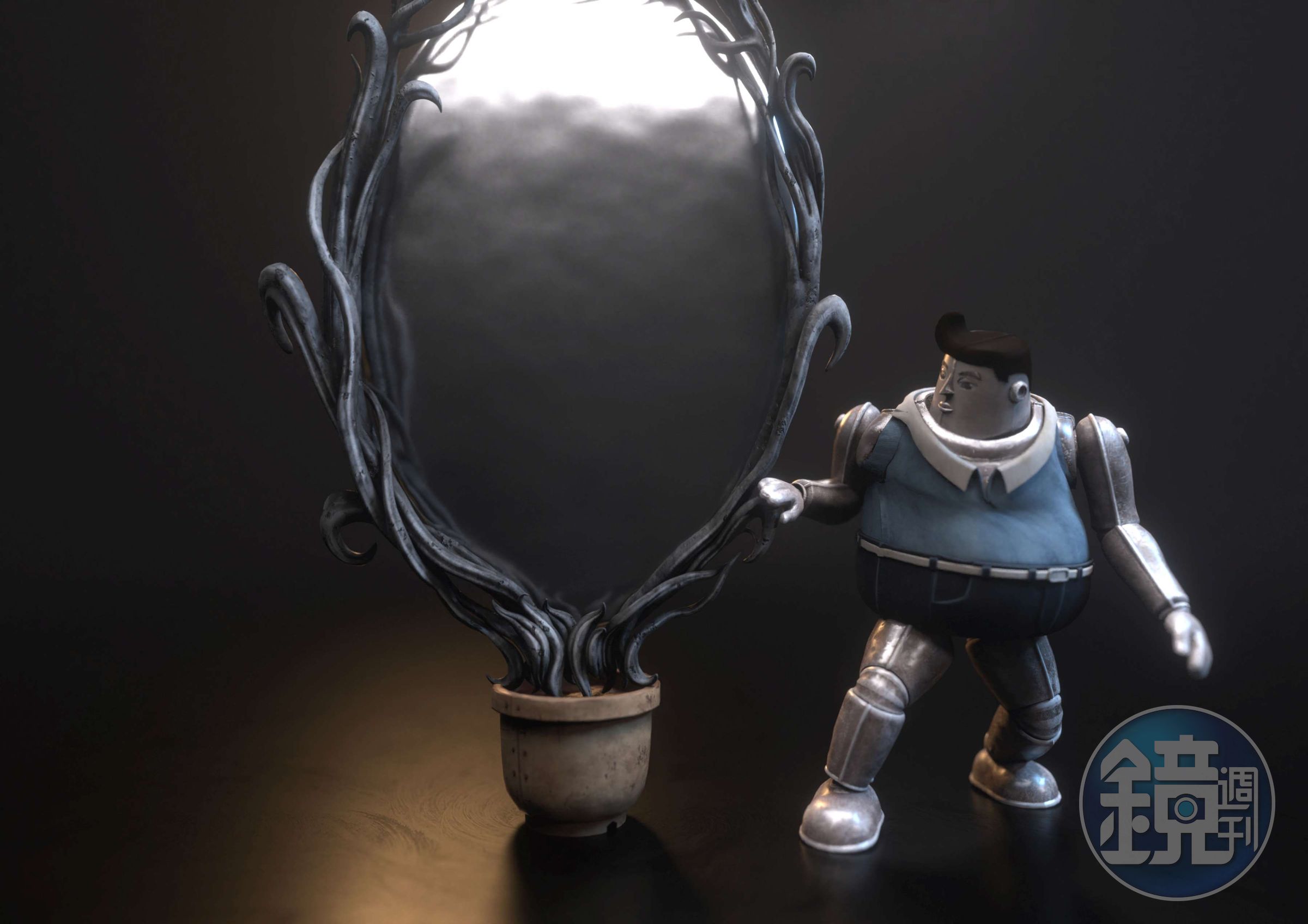 金馬動畫短片導演吳德淳首部VR作品《鏡子》入圍國際XR競賽,是台灣唯二。( 高雄電影館提供)