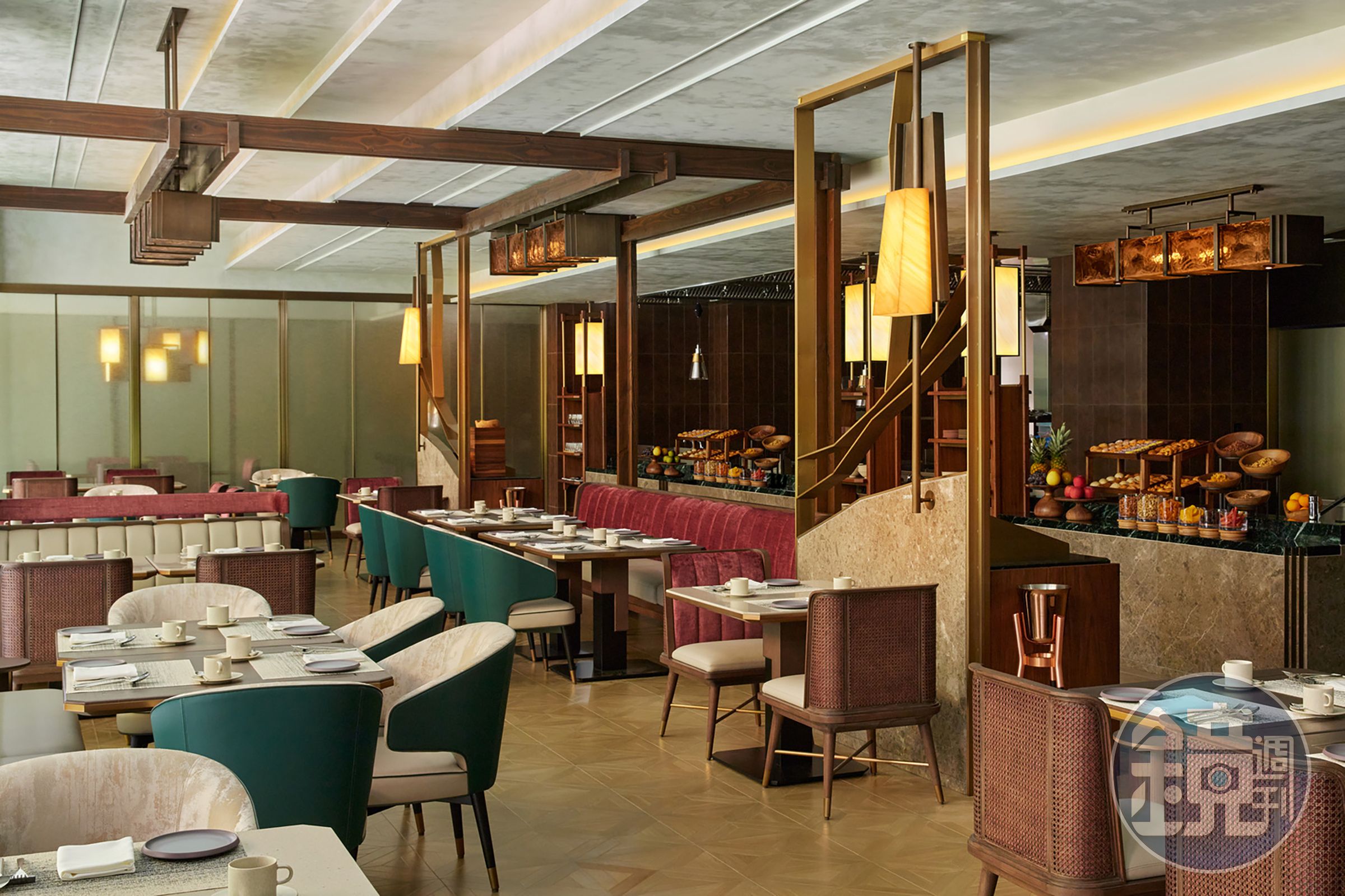 飯店早餐採取自助式供應。(都喜國際Dusit International提供)