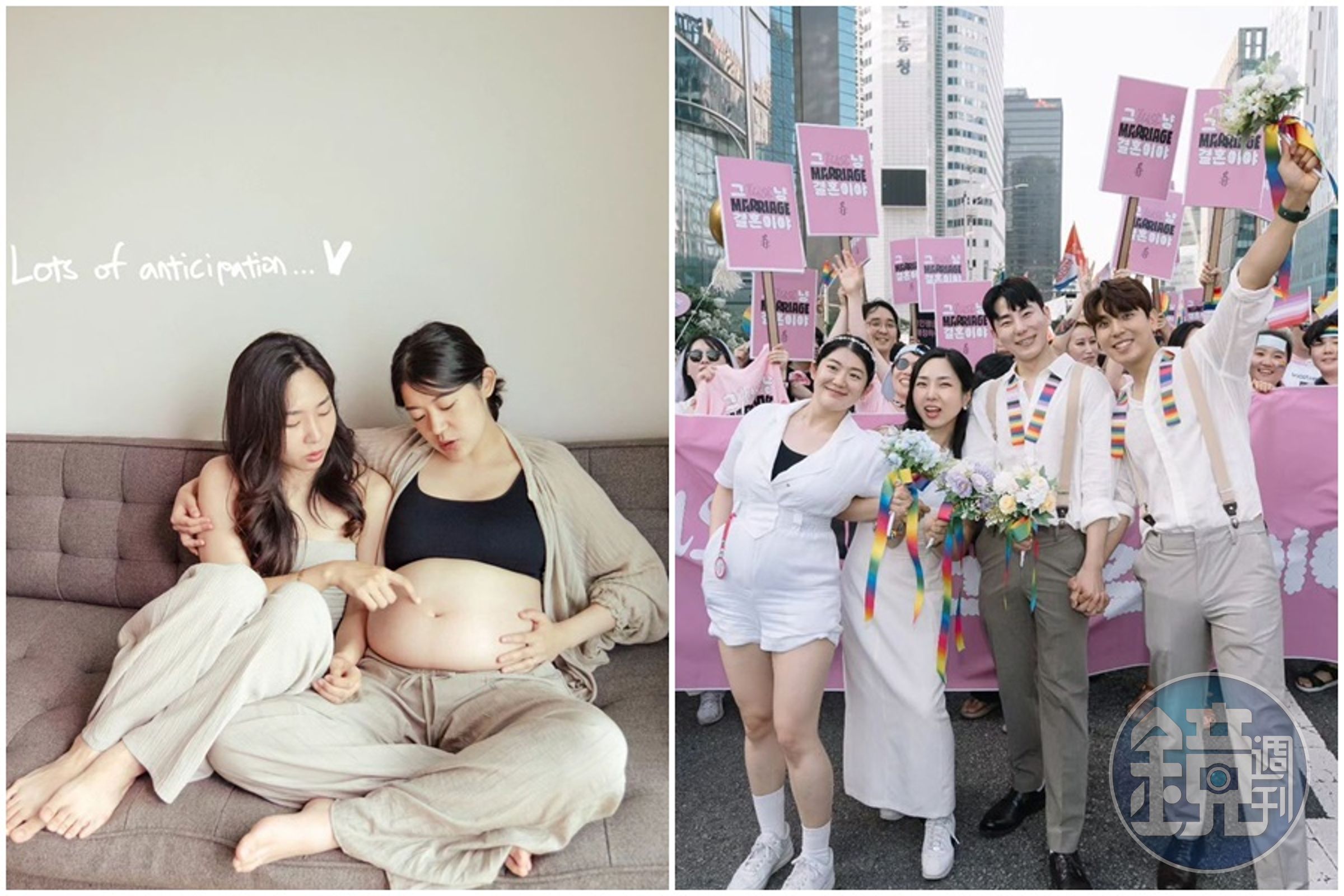 金葵真、金世妍去年12月遠赴比利時取精。（翻攝自kyugeniu IG）