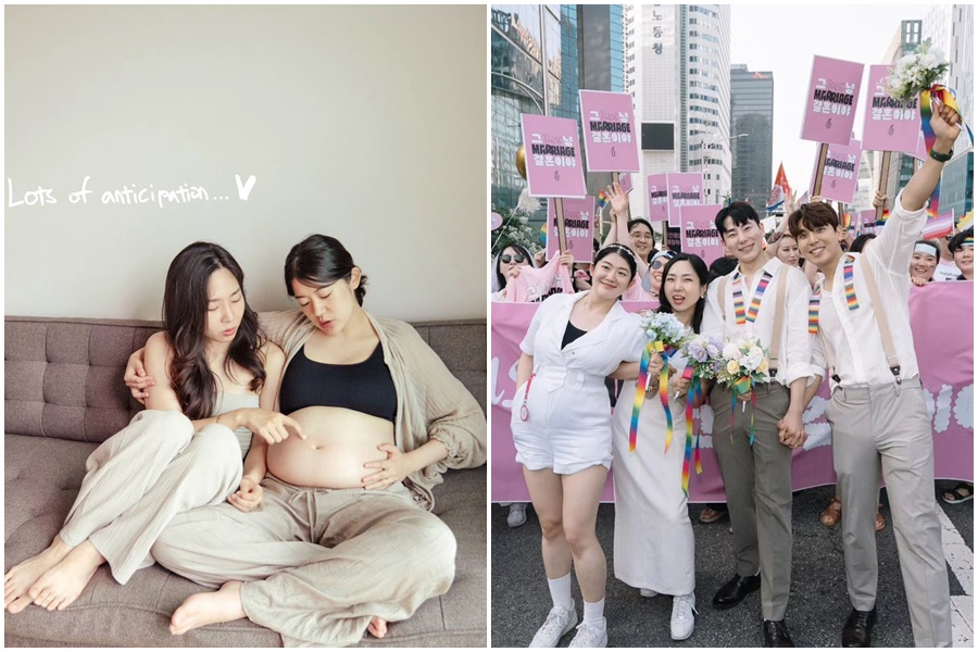 金葵真、金世妍去年12月遠赴比利時取精。（翻攝自kyugeniu IG）