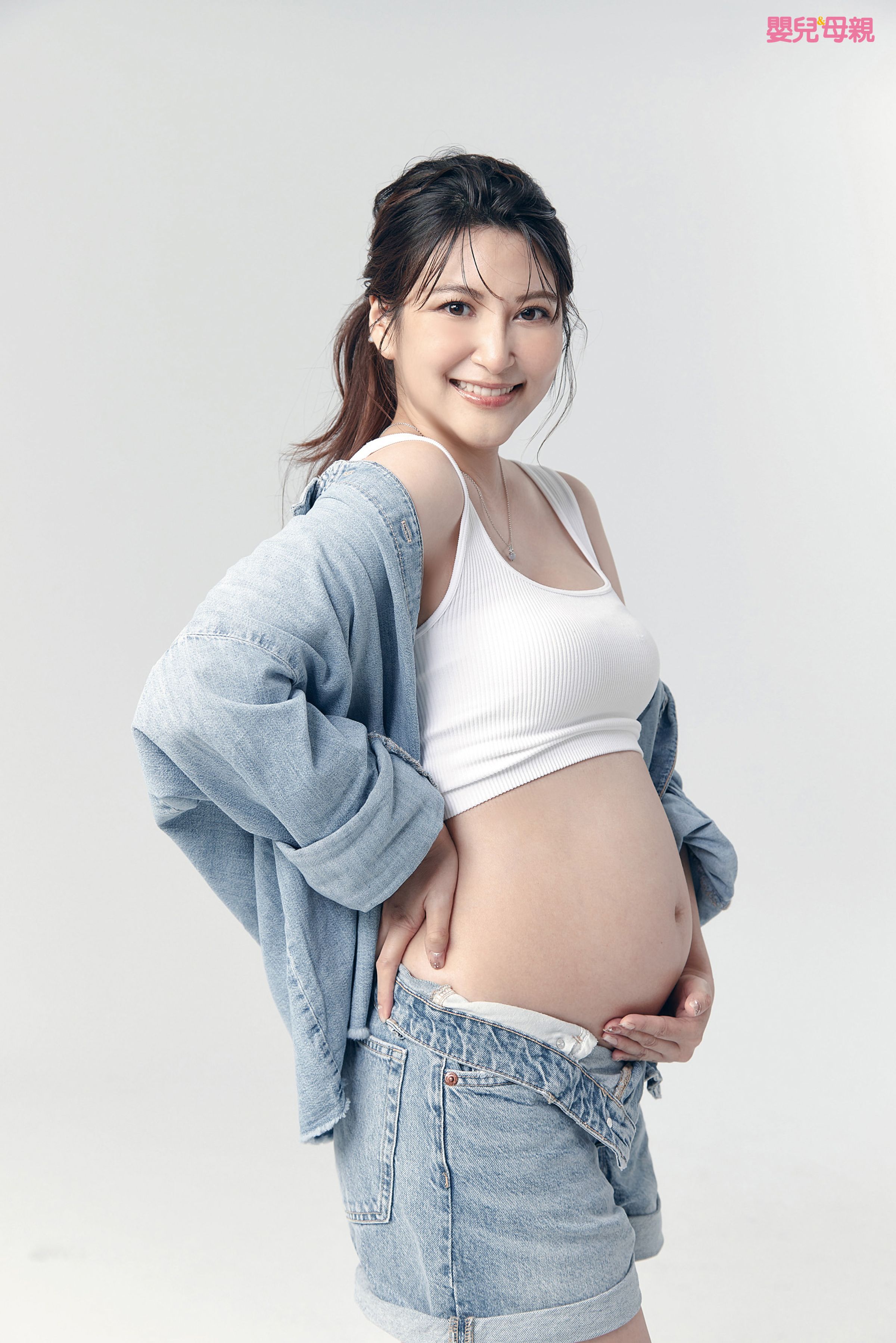 樓心潼認為寶寶健健康康、開開心心就是她最大的希望。（《嬰兒與母親》提供）