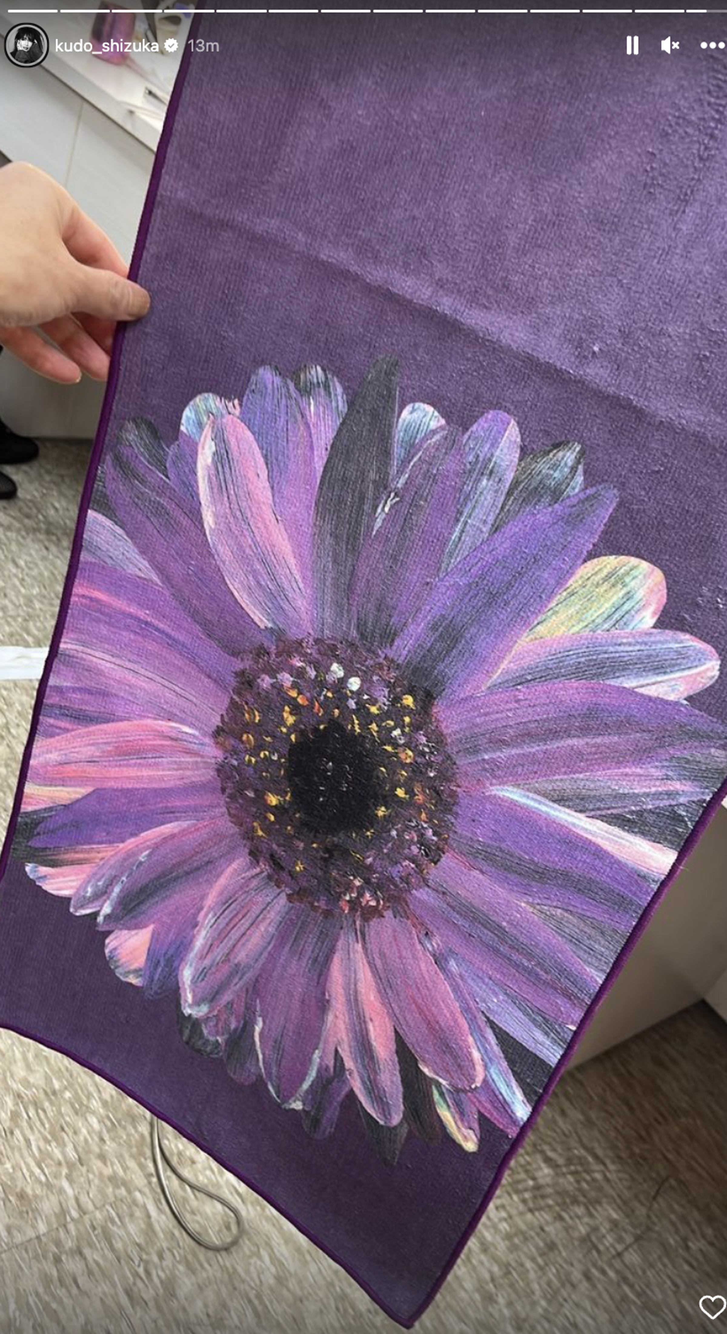 工藤靜香特別為台北場繪製設計限定版系列周邊。（截圖自工藤靜香IG）