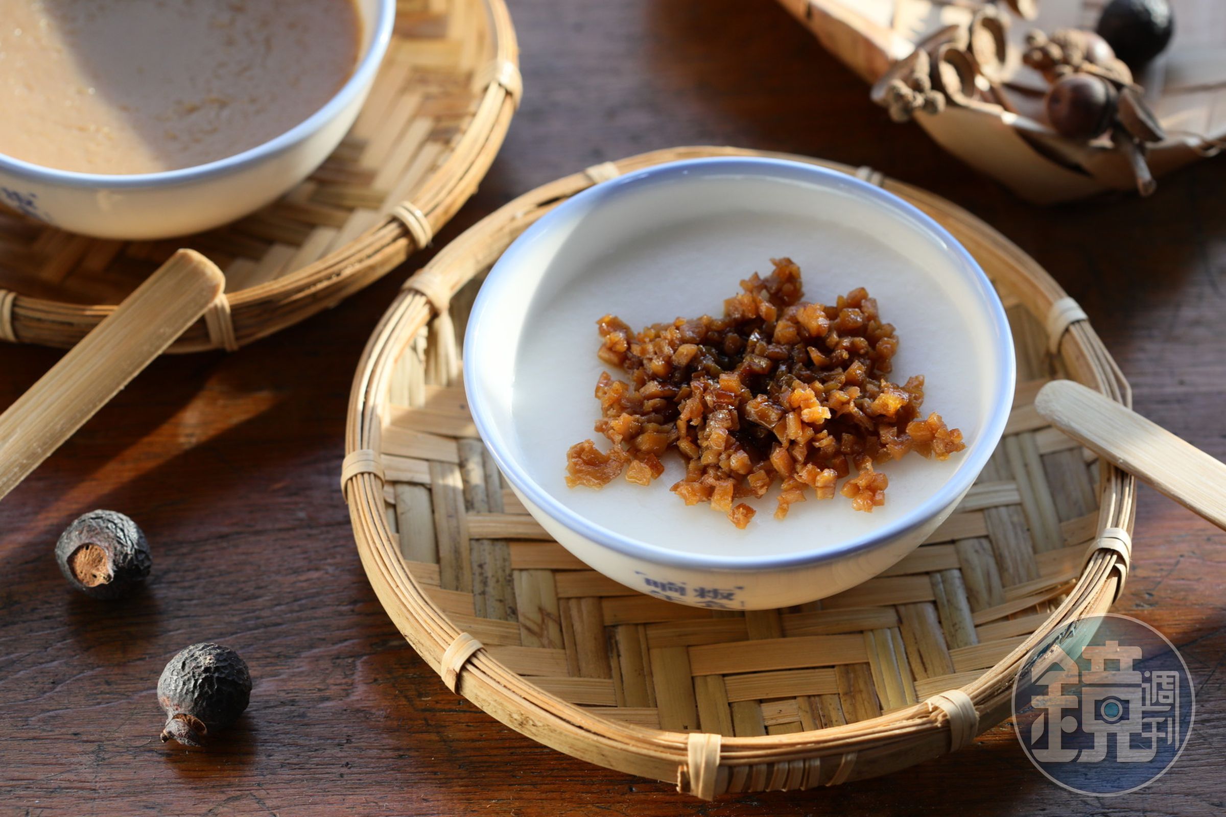 「好拾鹹水粄」吃得柔嫩的口感和純米的原味。（25元／份）