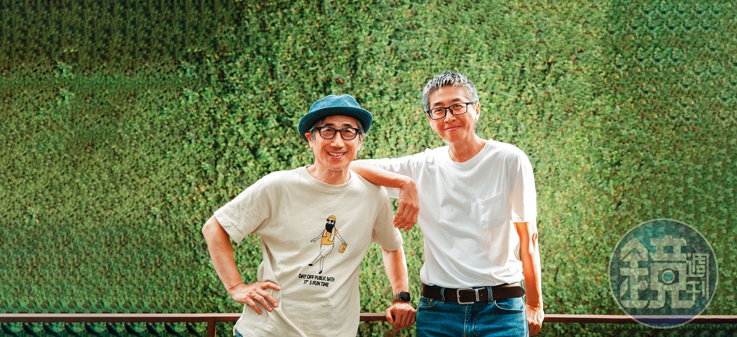 導演王耿瑜（右）與監製林于竝（左）皆是蘭陵出身，各自在不同領域發光發熱。
