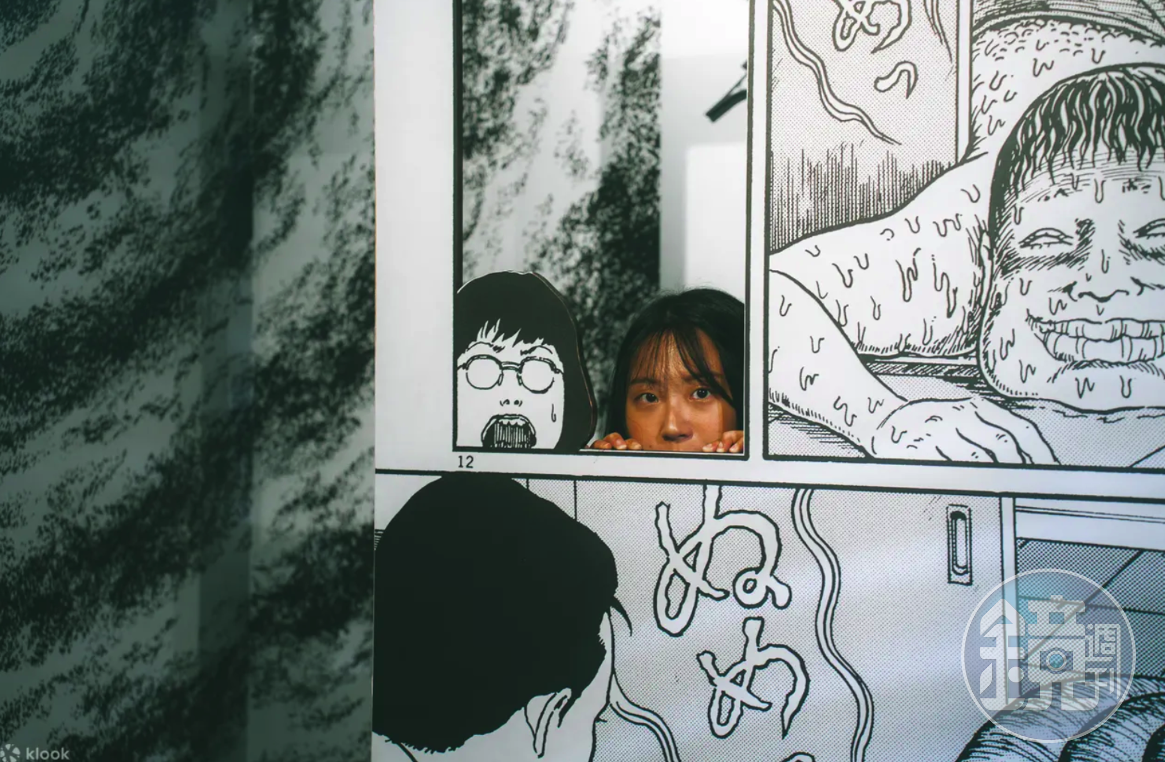 「伊藤潤⼆恐怖體驗展 2」將漫畫情節化作真實，原汁原味還原漫畫中10個驚嚇篇章。（Klook提供）