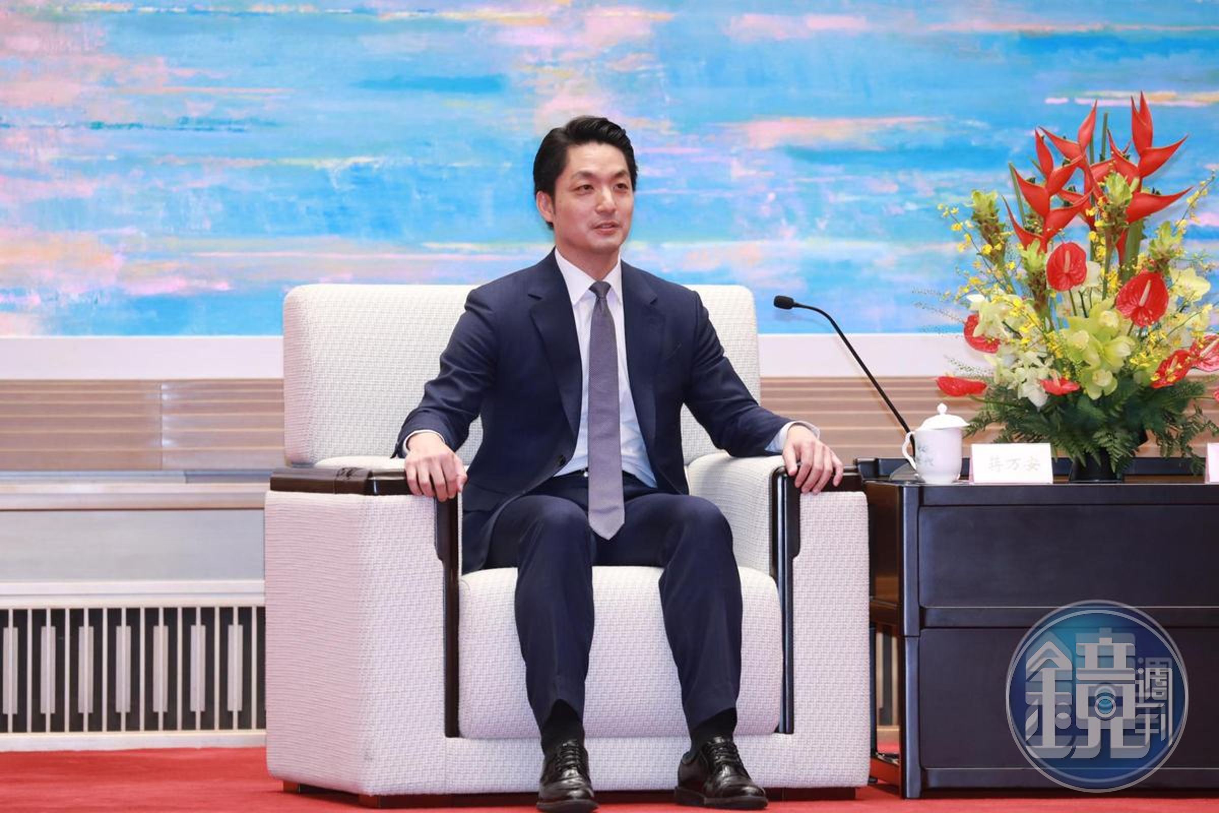 蔣萬安（圖）再度發聲，力挺侯友宜「是帶領國家往前邁進的最佳人選」。（本刊資料照）