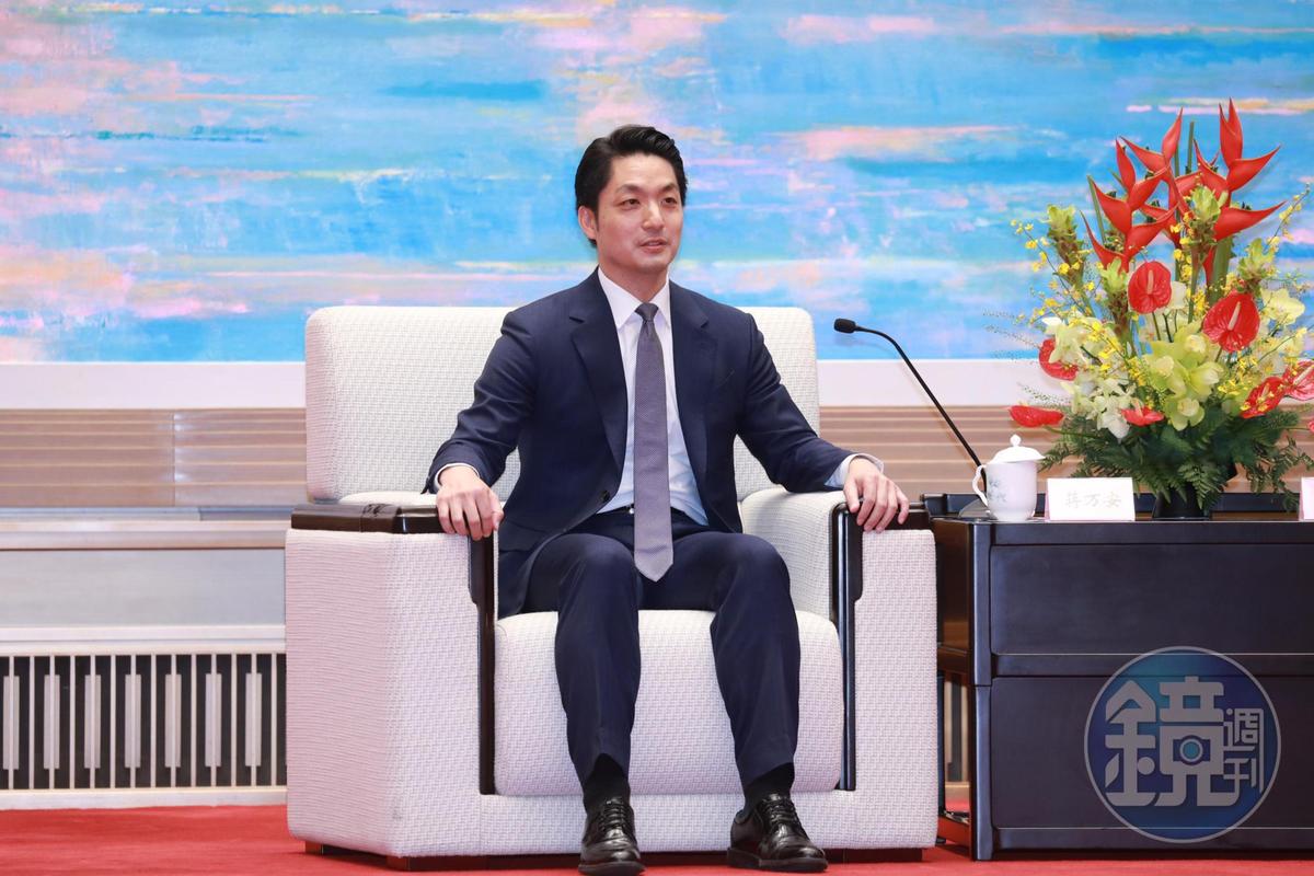 蔣萬安（圖）再度發聲，力挺侯友宜「是帶領國家往前邁進的最佳人選」。（本刊資料照）