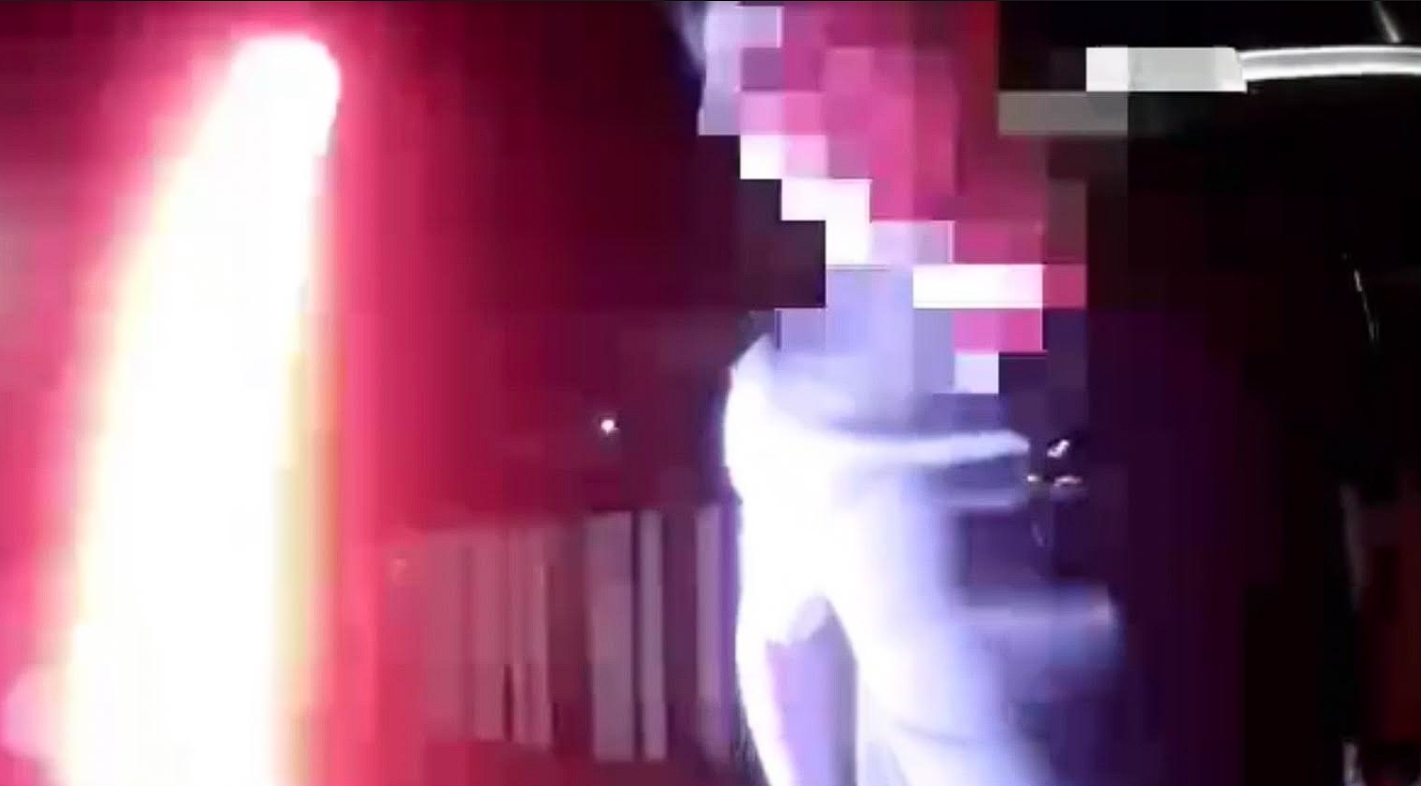 李男經酒測後，酒測值達0.60毫克，被依公共危險送辦。（翻攝畫面）