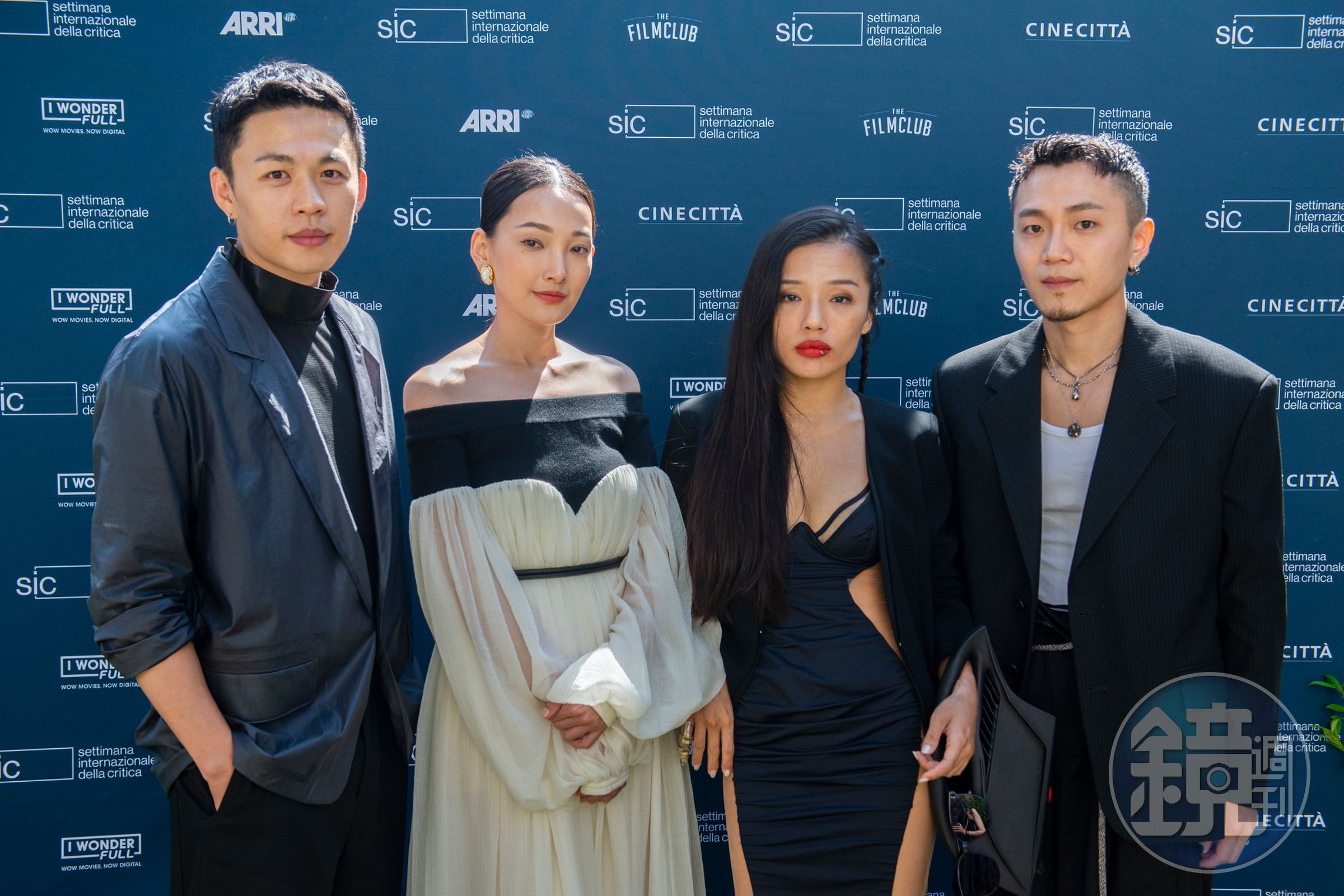 李鴻其帶著幕前幕後團隊，出席電影在威尼斯影展的放映活動。（好威映象提供）