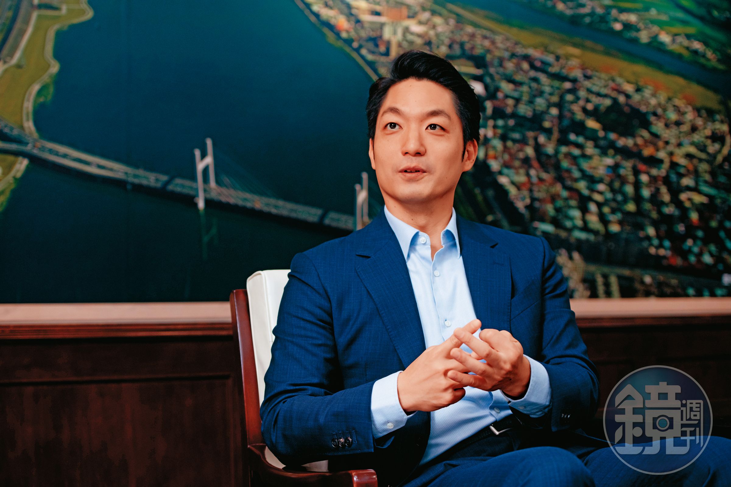 上海雙城論壇落幕，台北市長蔣萬安回台接受本刊專訪，深談此行感想。