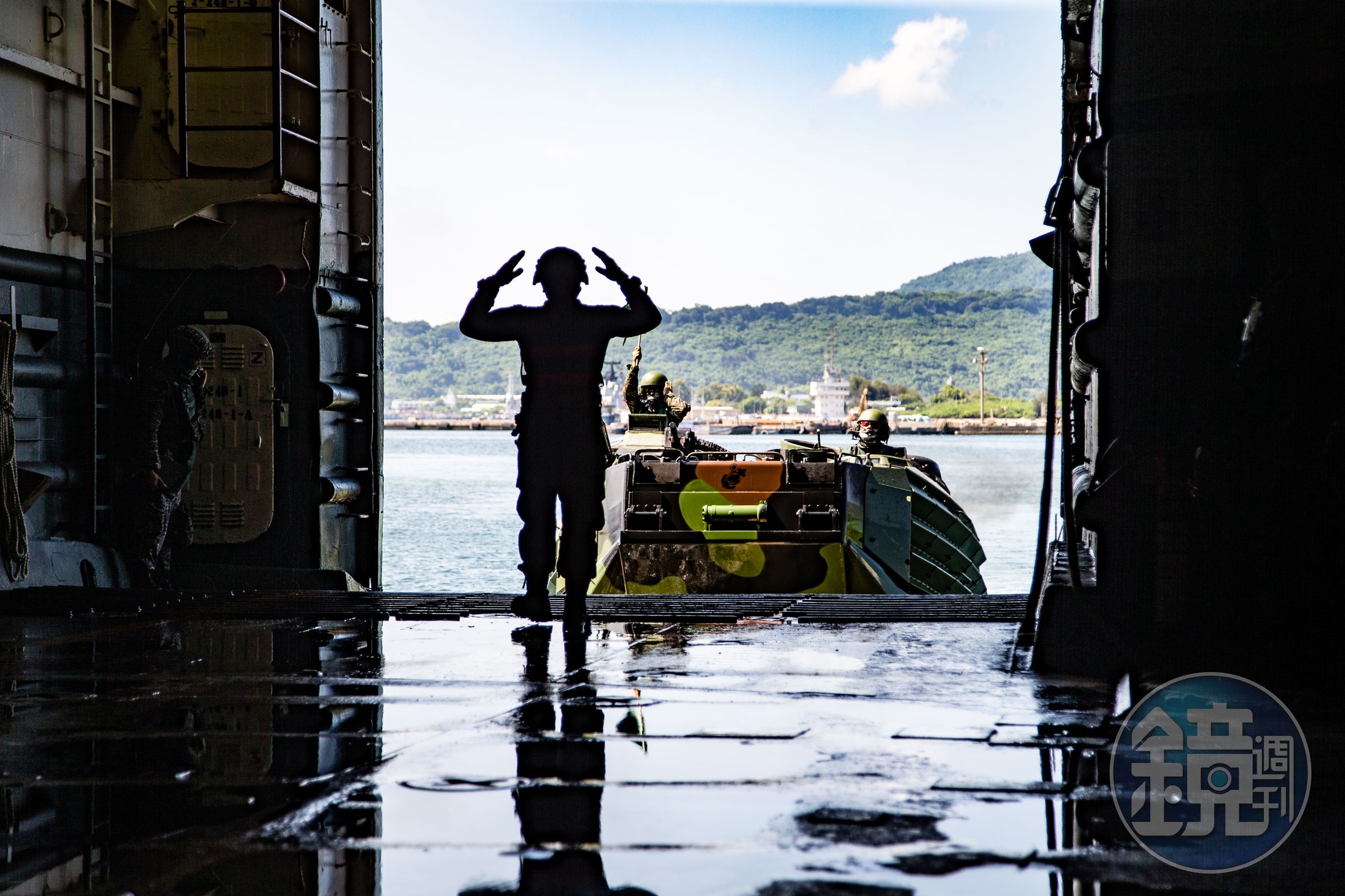海軍陸戰隊99旅鄭姓中尉排長今晨疑似輕生,陳屍在營區內被發現。(示意圖非當事人,國防部提供)