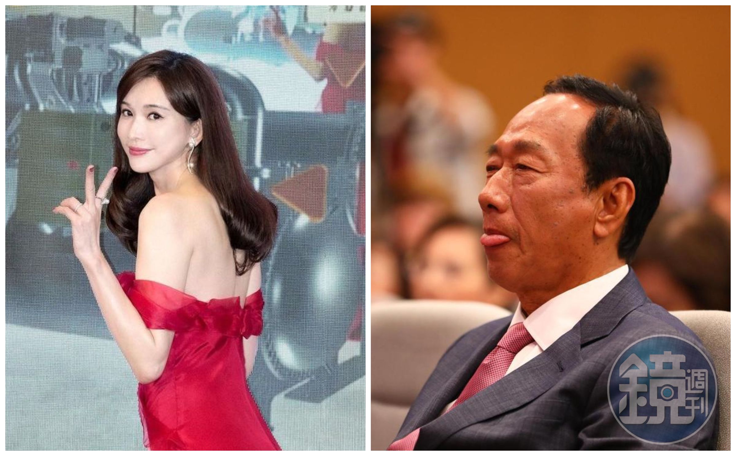 林志玲(左圖)被傳是郭台銘(右圖)的副手人選。(翻攝林志玲IG、本刊資料照)